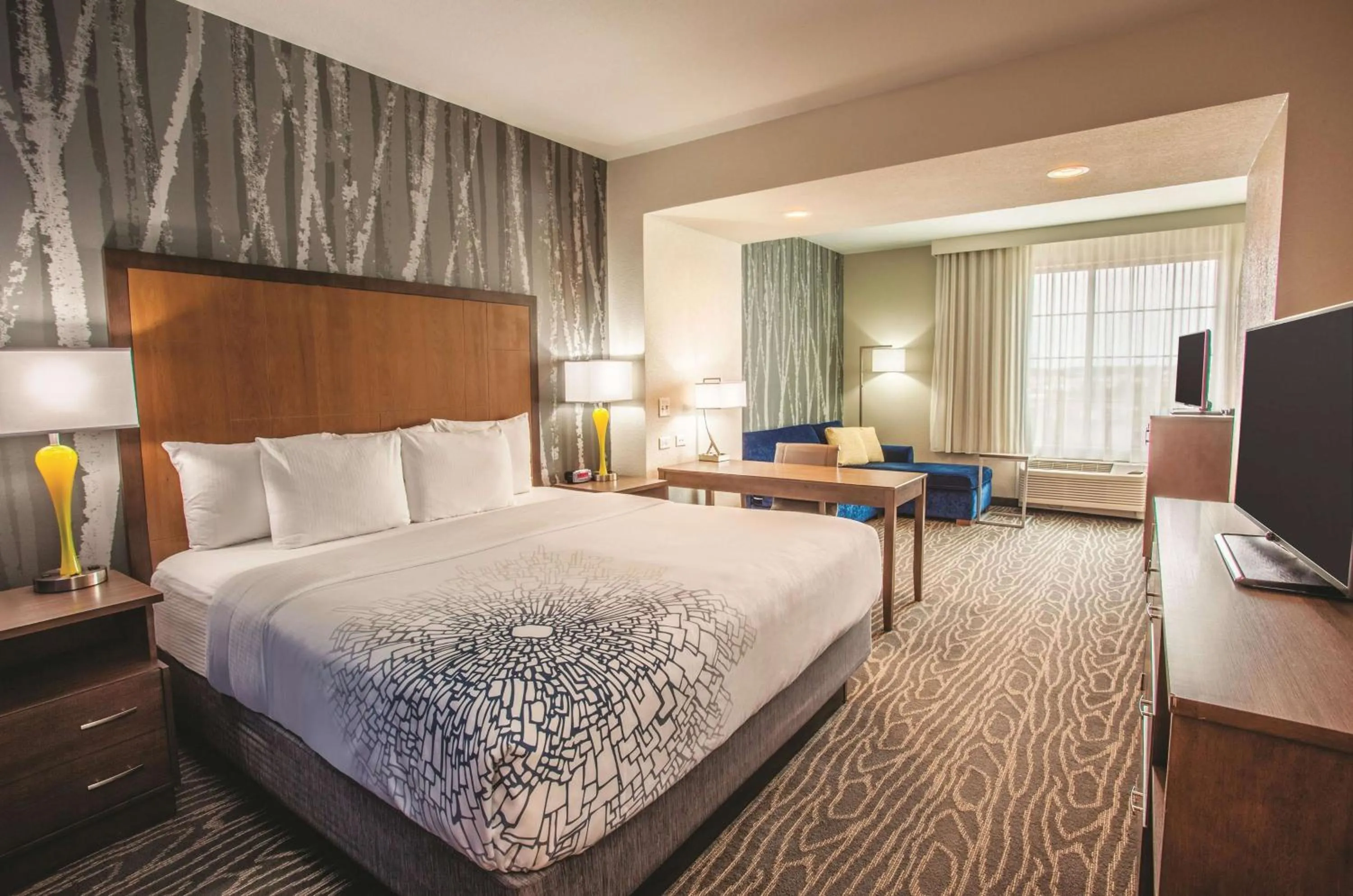 Deluxe King Room with Bathtub with Grab Bars - Non-Smoking/Mobility Accessible in La Quinta by Wyndham Duluth