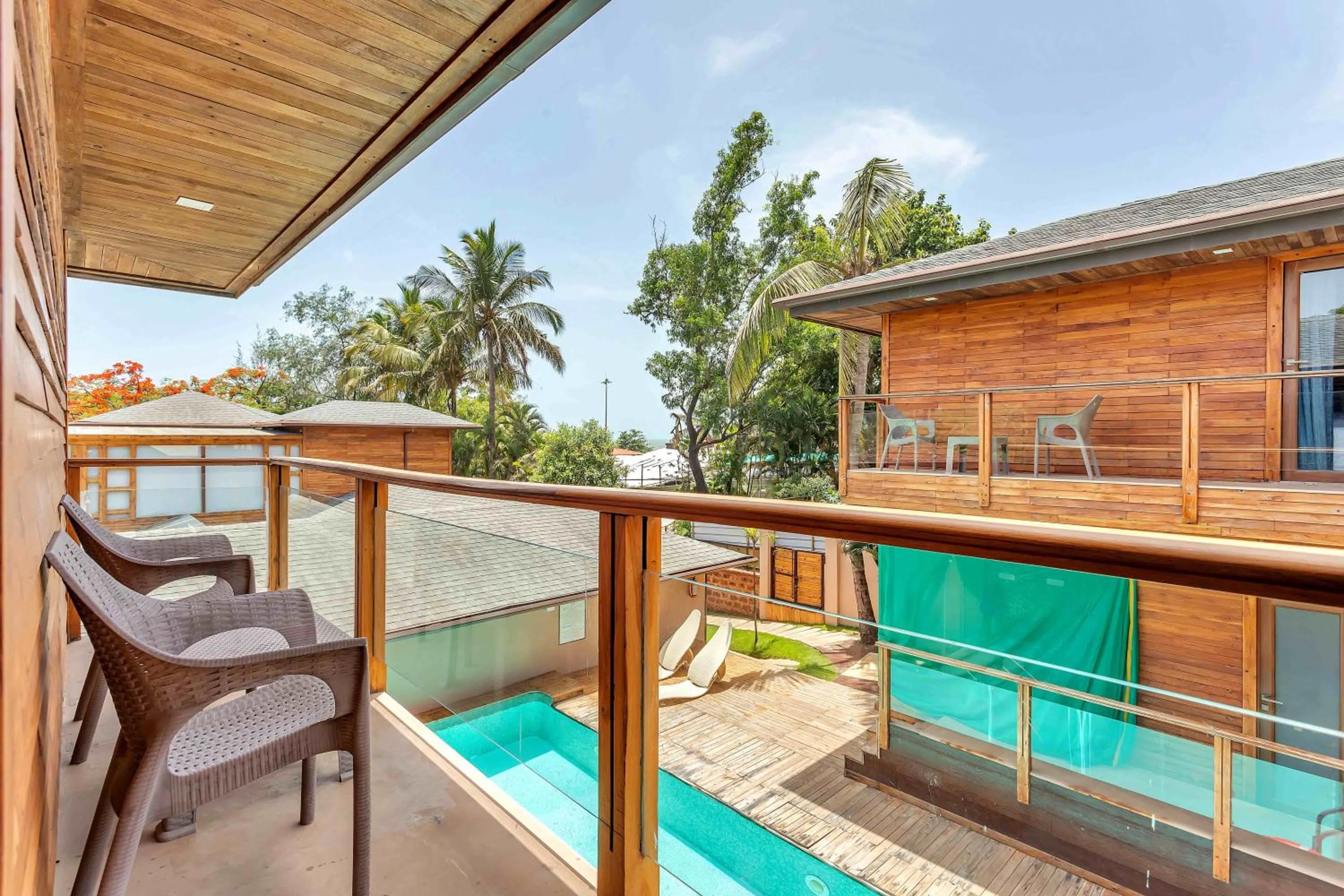 Pool Side Cottage in The Baga Beach Resort