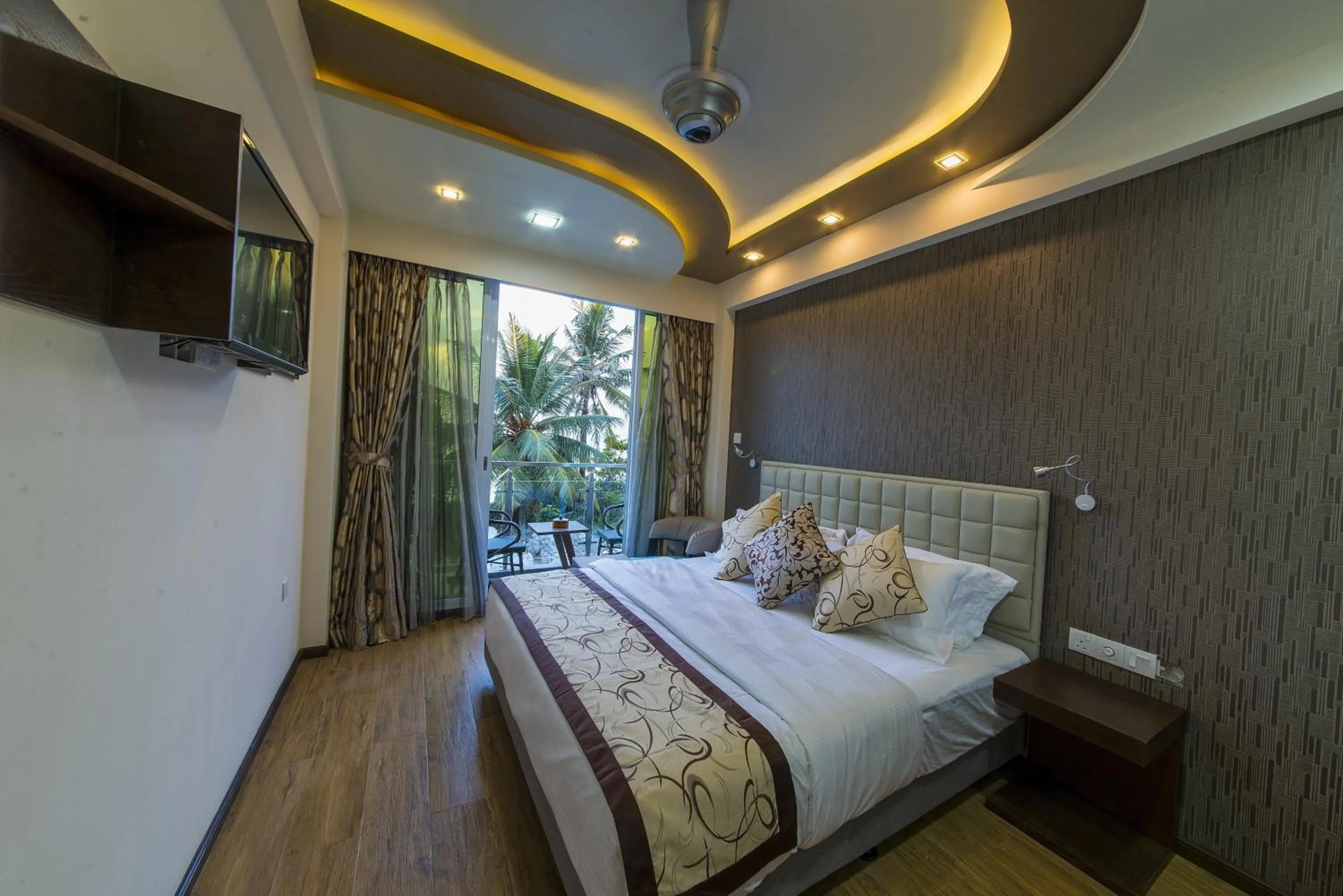 Deluxe Double Room with Sea View in Vista Beach Retreat