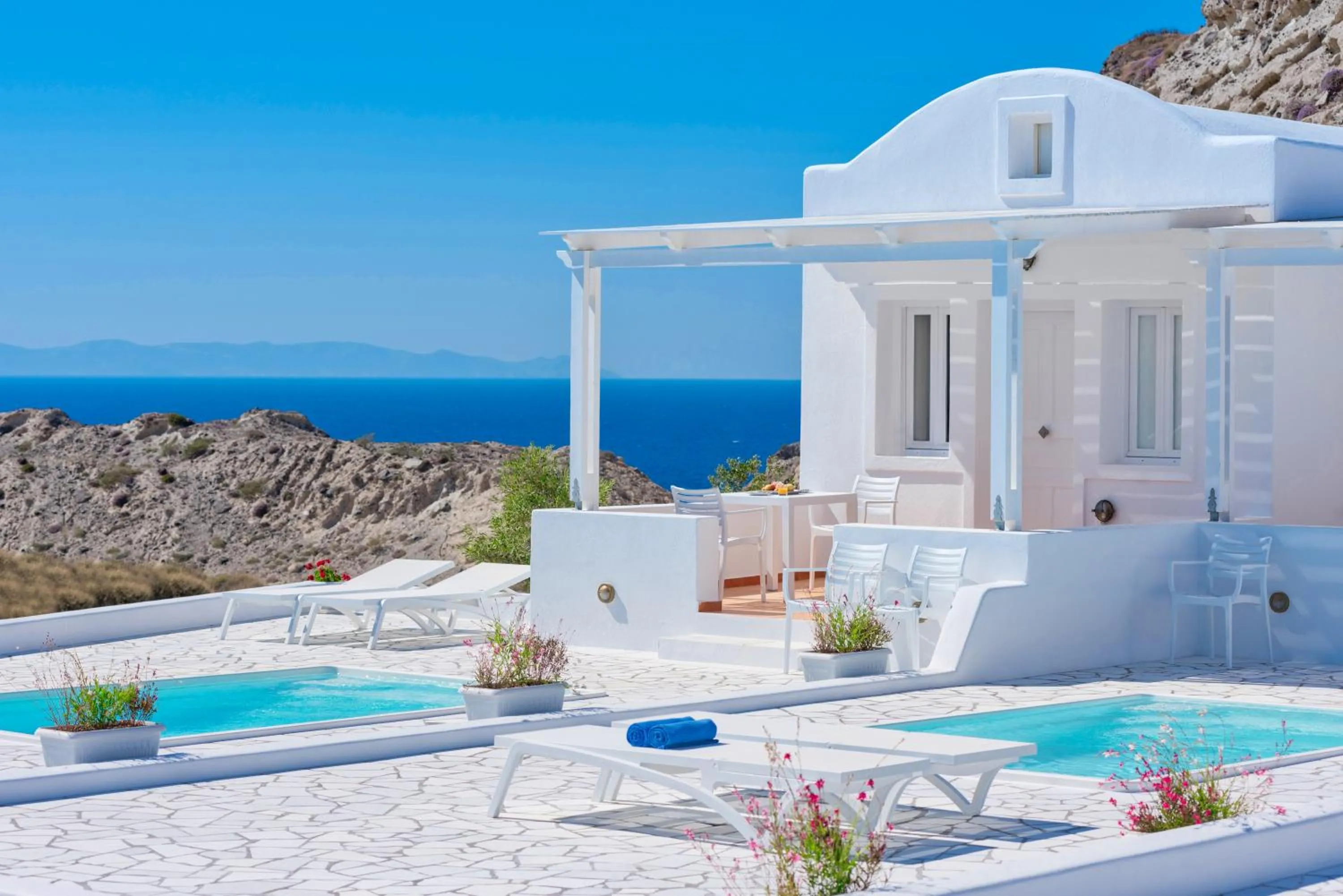 Superior Villa with Outdoor Heated Private Pool and Hot Tub in Katharos Pool Villas