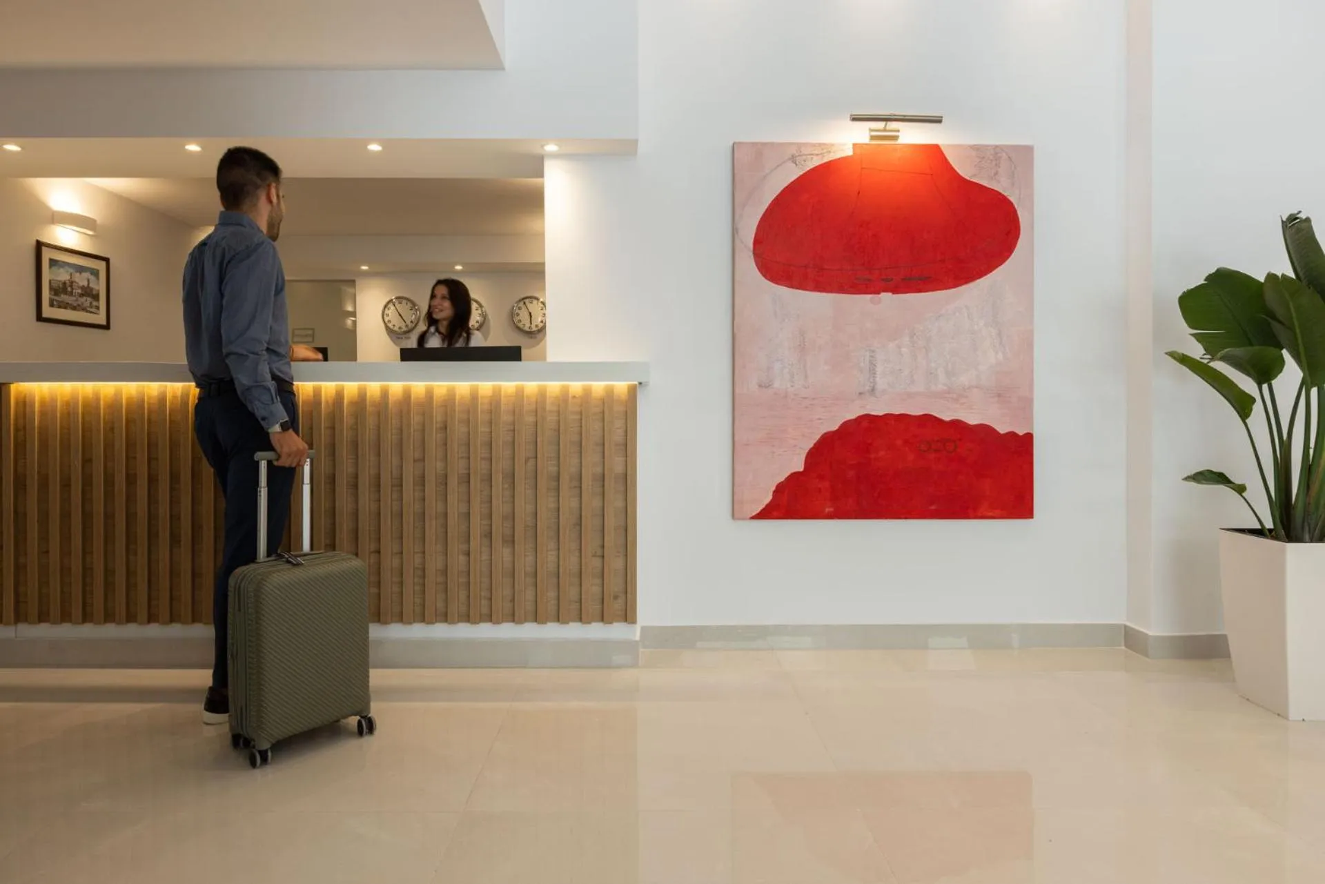 Staff in Gallery Port Tower Piraeus