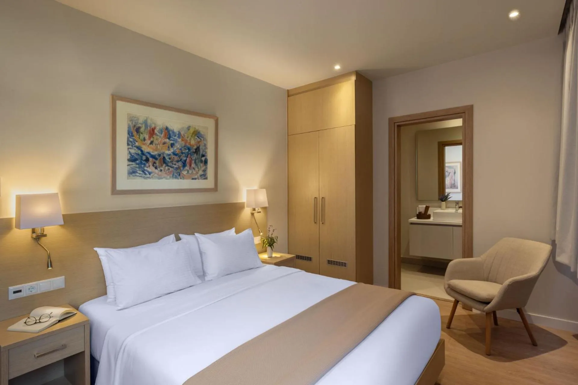 Bed in Gallery Port Tower Piraeus