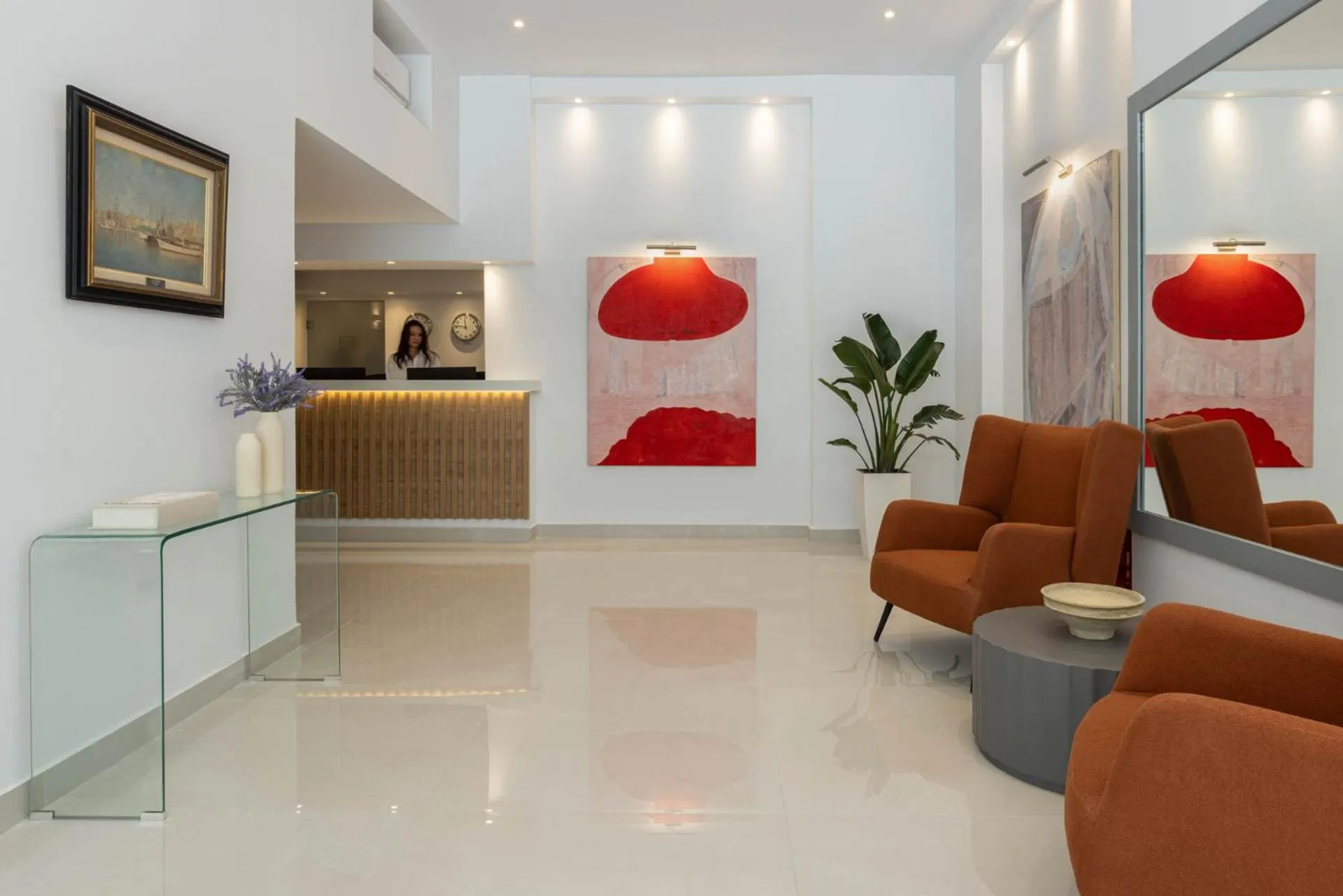 Lobby or reception in Gallery Port Tower Piraeus
