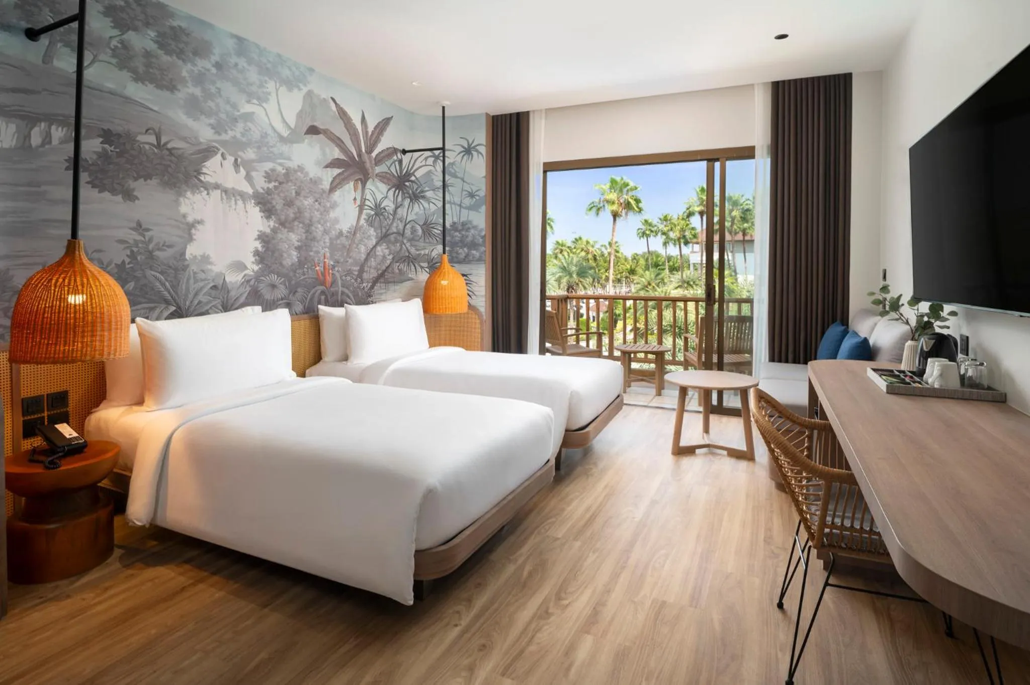 Deluxe Pool View Twin in Amari Bangsaen Formerly The Tide Resort Bangsaen