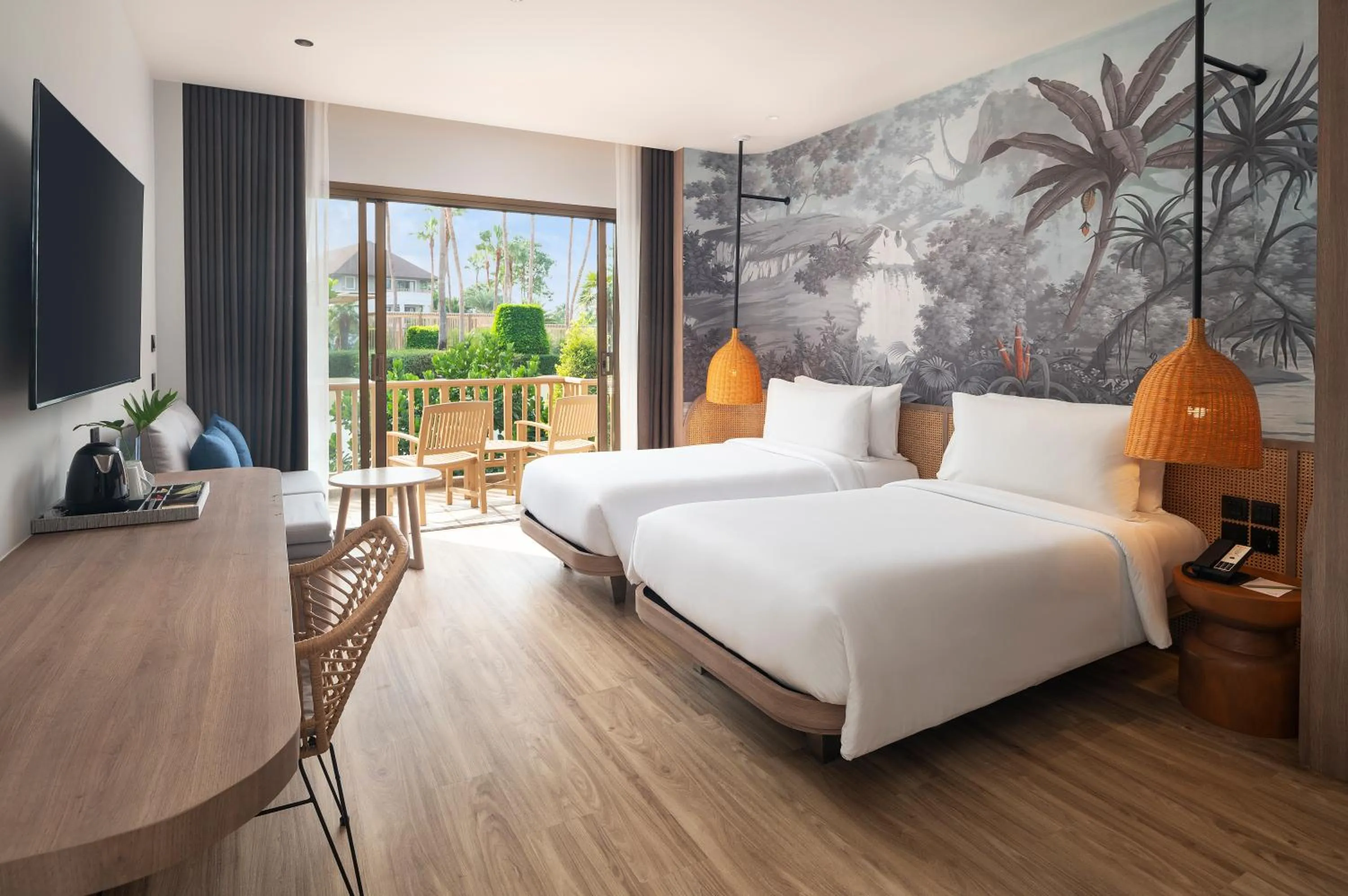 Deluxe Garden View Twin  in Amari Bangsaen Formerly The Tide Resort Bangsaen