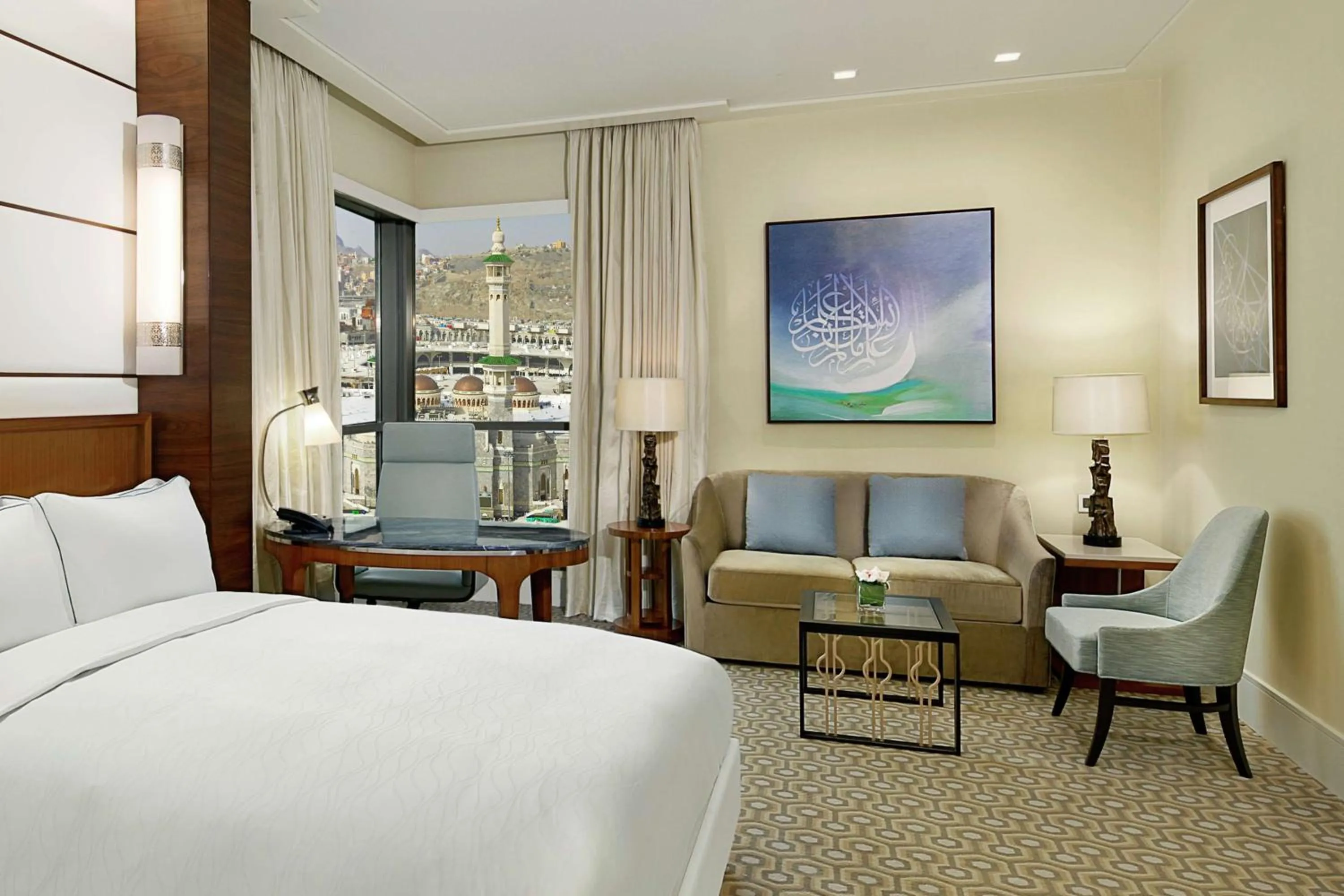 Premier Suite with Partial Kaaba View - Lounge Access in Conrad Jabal Omar Makkah