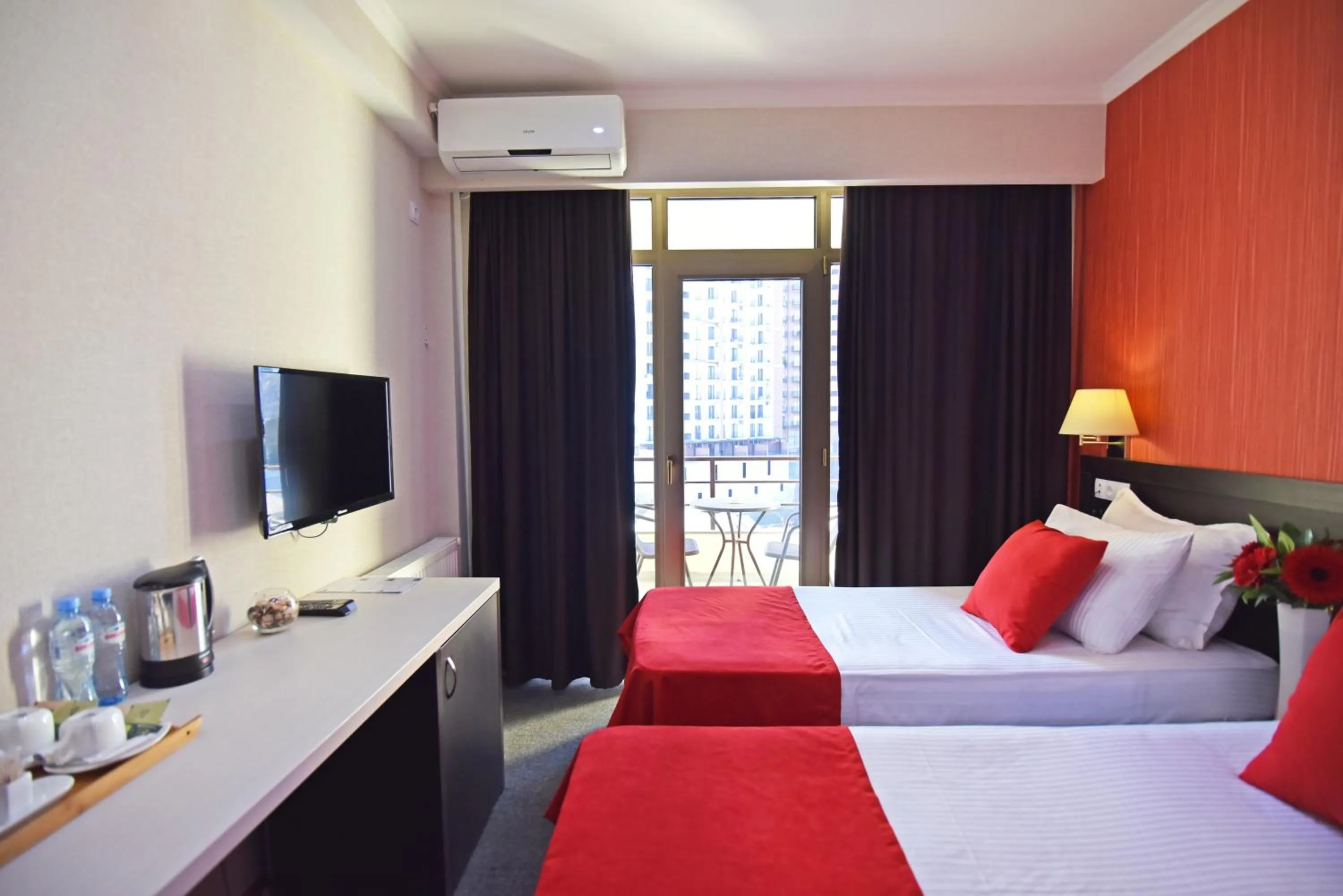 Twin Room with Balcony in East Gate Boutique Hotel