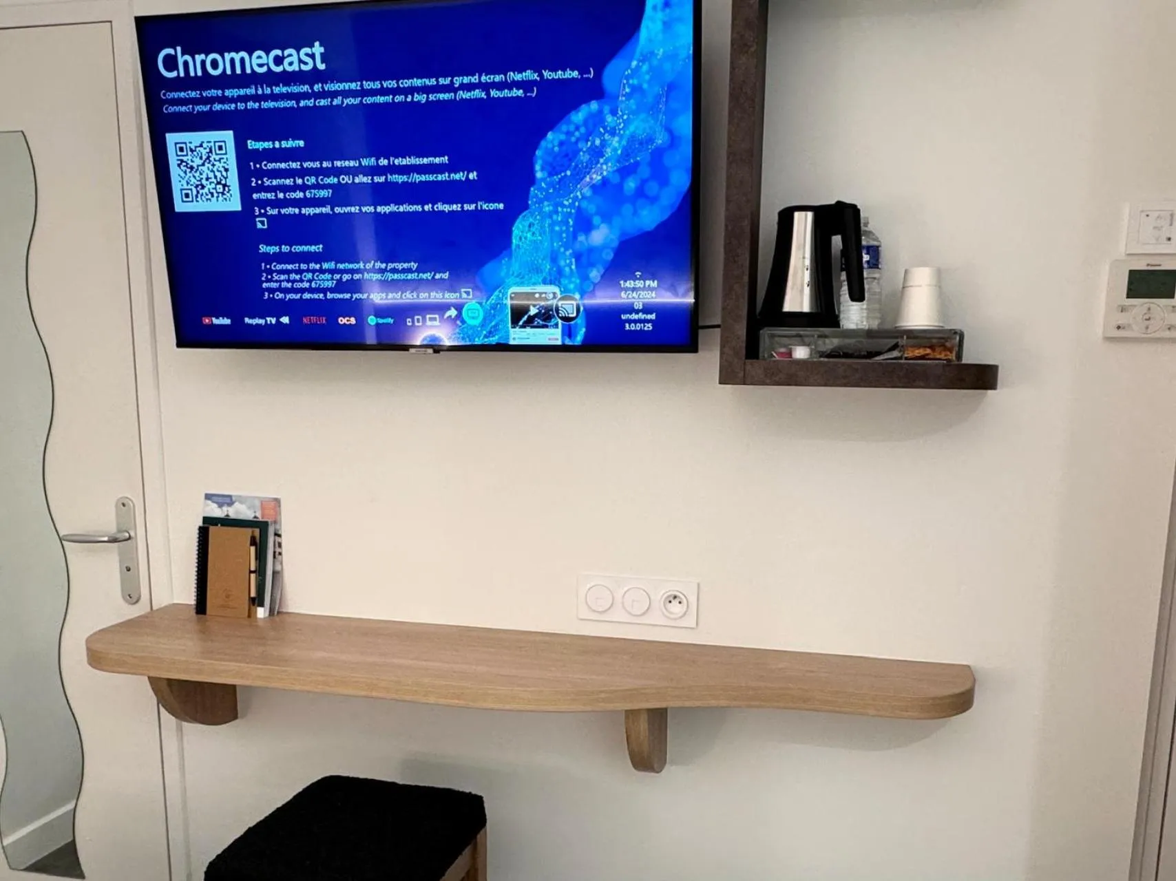 Twin Room in Logis Hôtels Gnàc é Pause