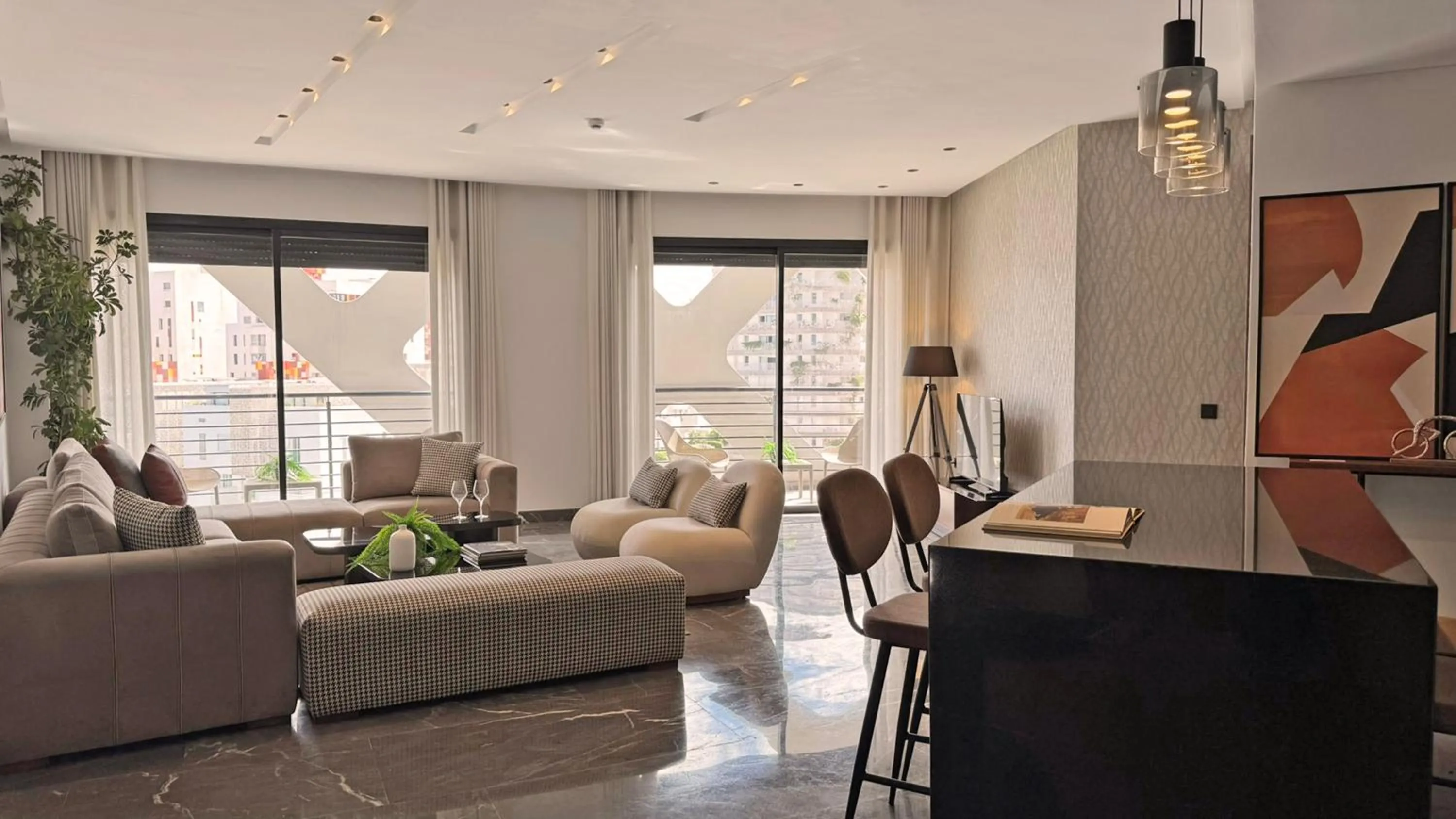 Royal Residence Three-Bedroom Apartment in Soho Boutique Casablanca