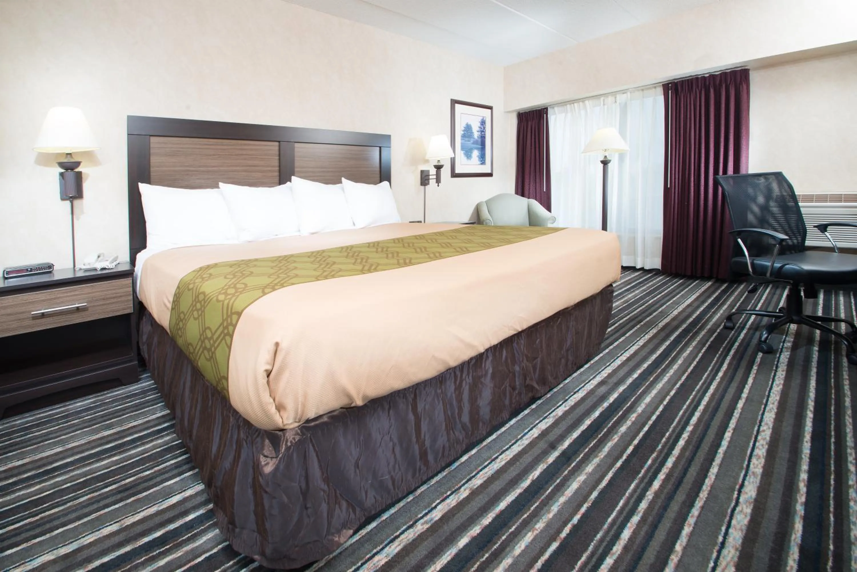 Standard King Room - single occupancy in Crossroads Hotel and Huron Event Center