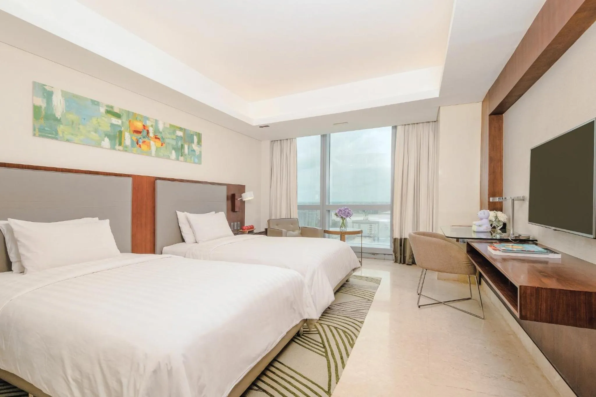 Deluxe Twin Pool View in Richmonde Hotel Iloilo