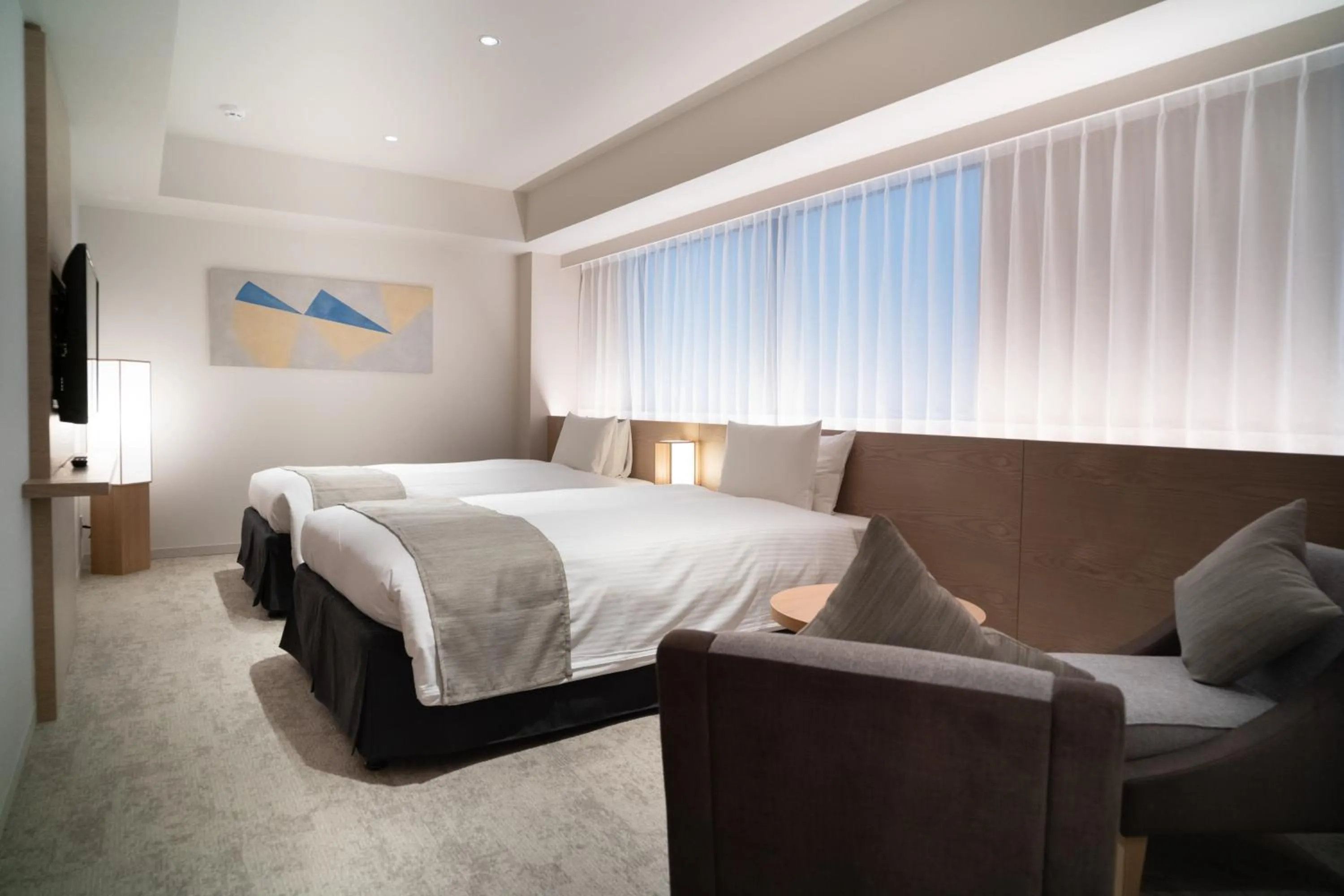 Deluxe Twin Room in KIORI Collection Shinmachi