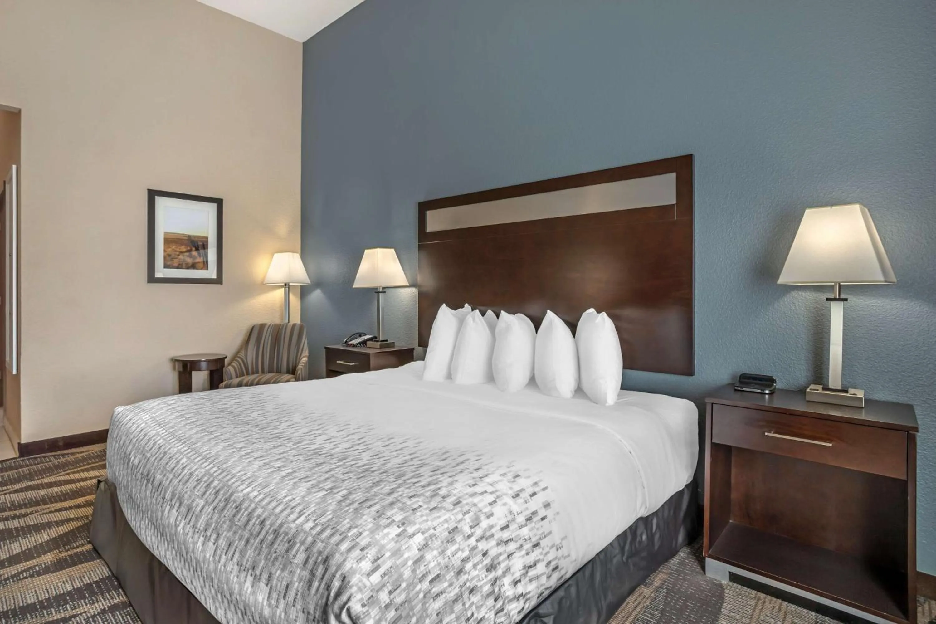 King Room with Mobility Accessible Tub and Sofa Bed in Best Western Plus Lake Jackson Inn & Suites