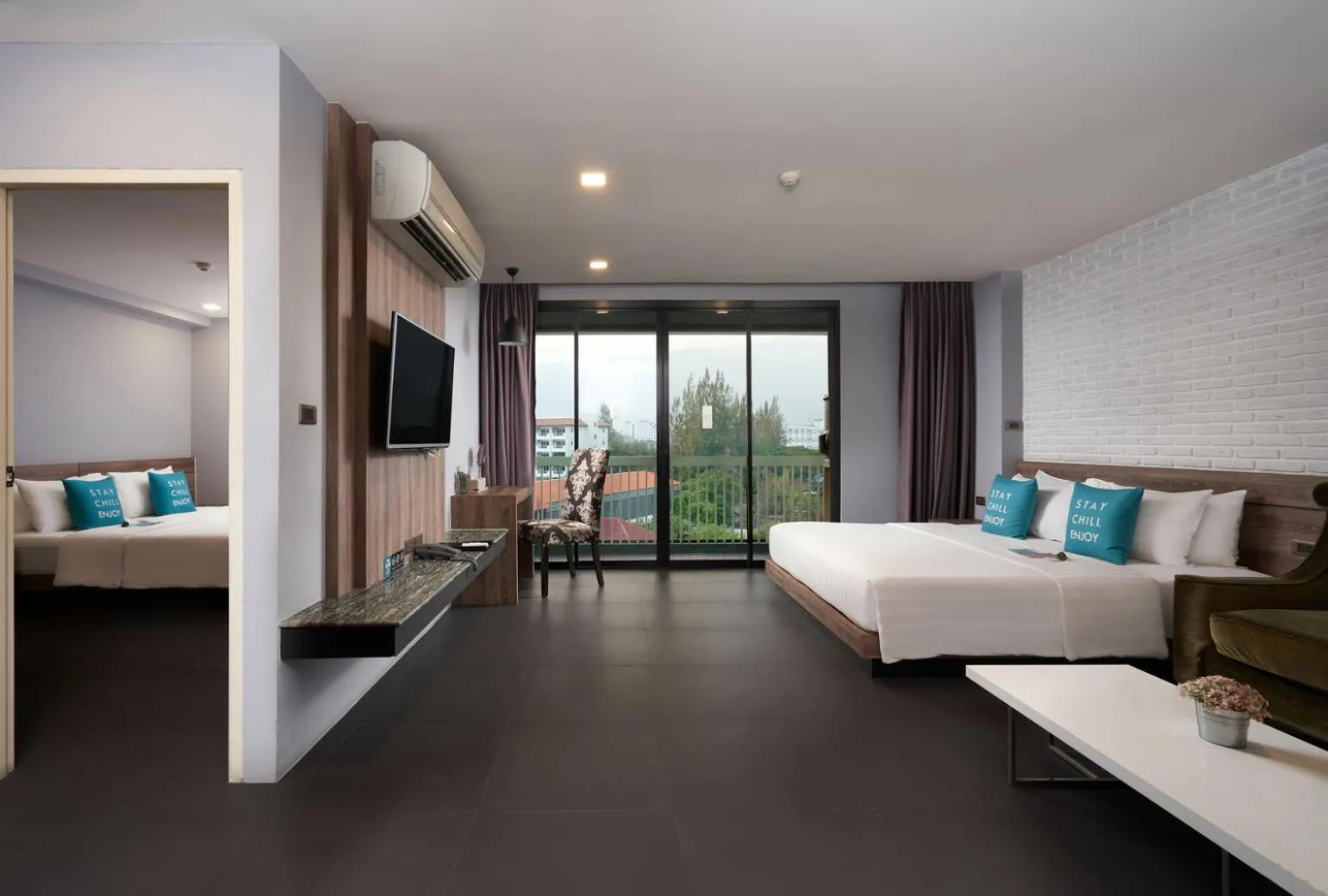 2 Bedroom Family Suite Mountain View in Cross Vibe Chiang Mai Decem Nimman Hotel