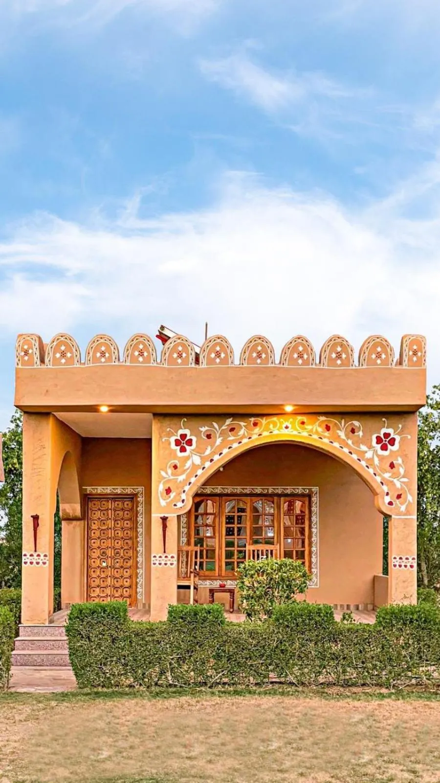 King Room with Balcony in Hariyali Dhani Camps & Desert Resort With Swimming Pool, Jodhpur
