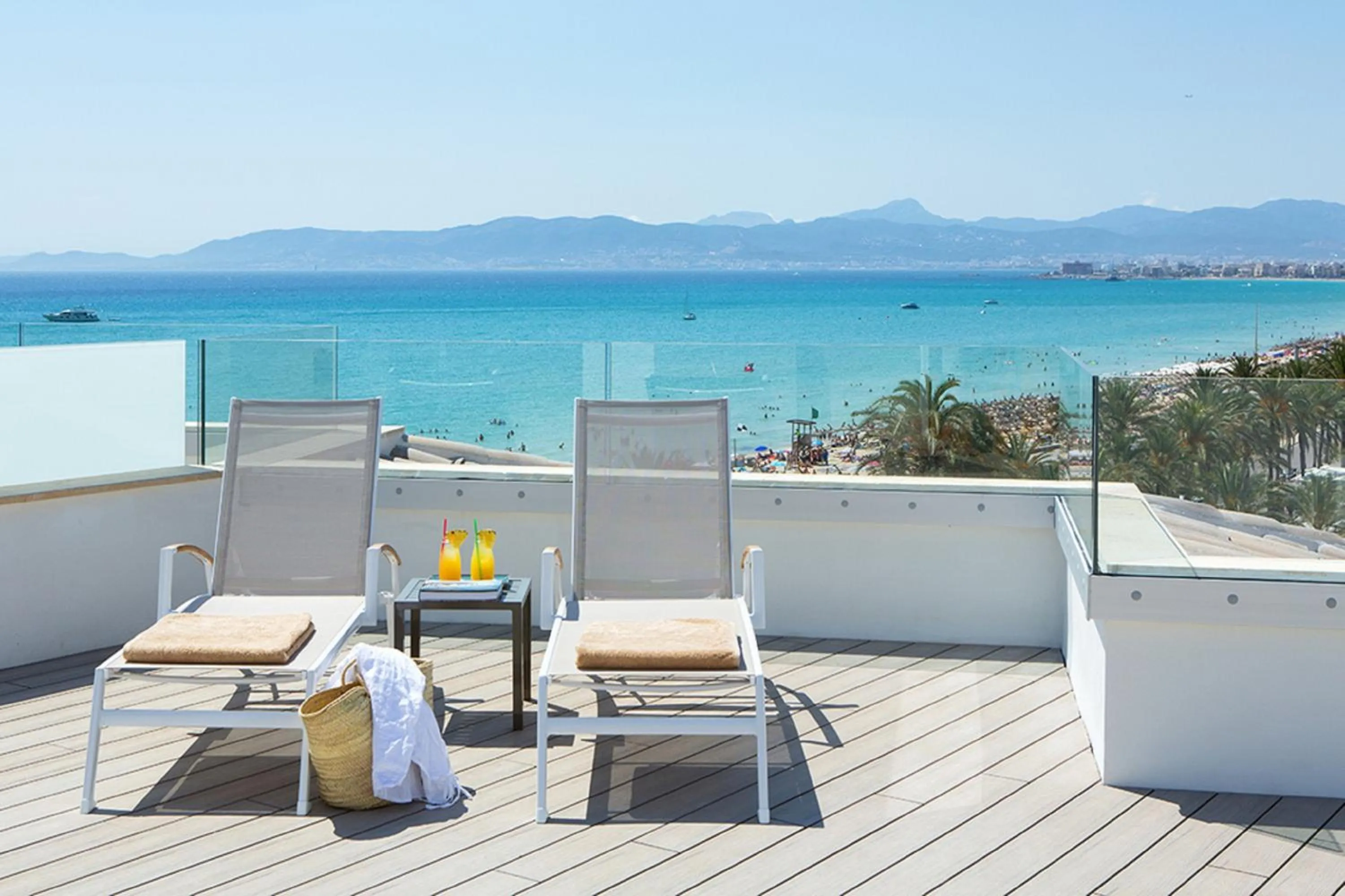 Superior Double Room with panoramic terrace in Myseahouse Flamingo - Adults Only 4* Sup