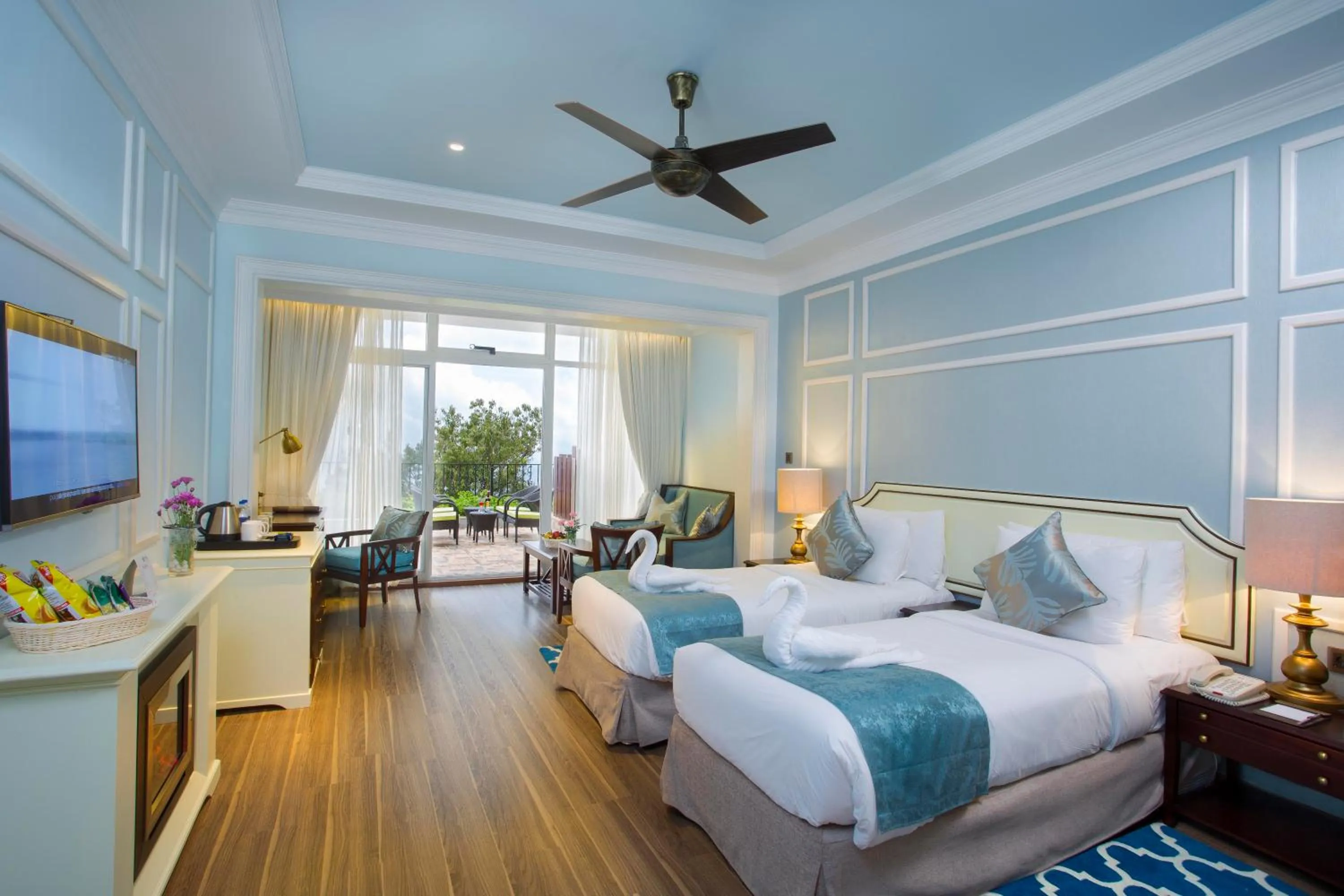 Moonlight Bliss room with Private Terrace & Mountain view with 10% discount on Spa in Fragrant Nature Munnar - A Five Star Classified Hotel