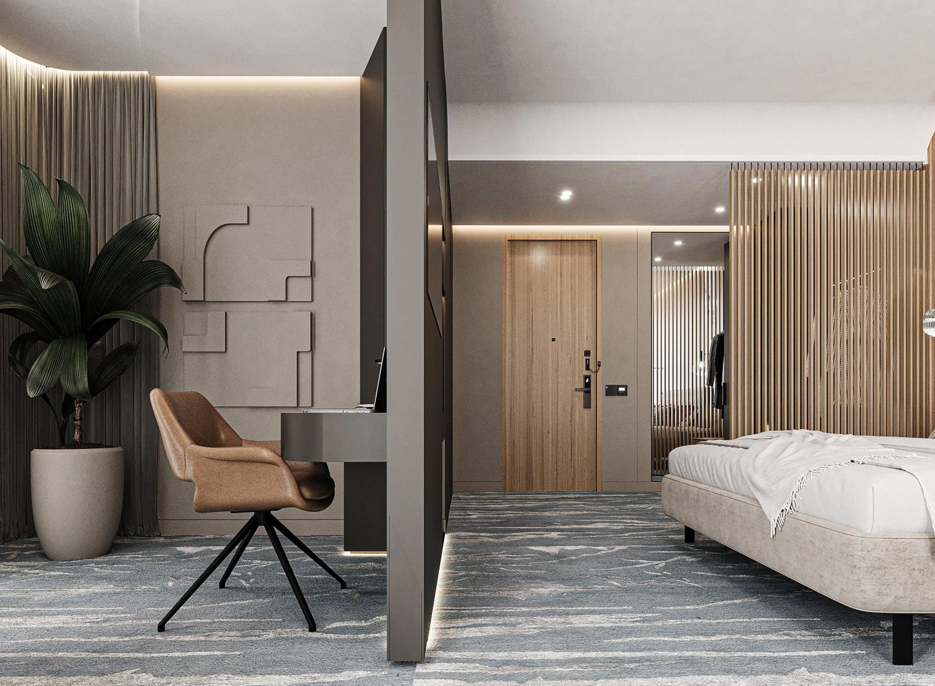 Junior Suite with King Bed, Sea View and Single Sofa Bed in Crowne Plaza Durres by IHG