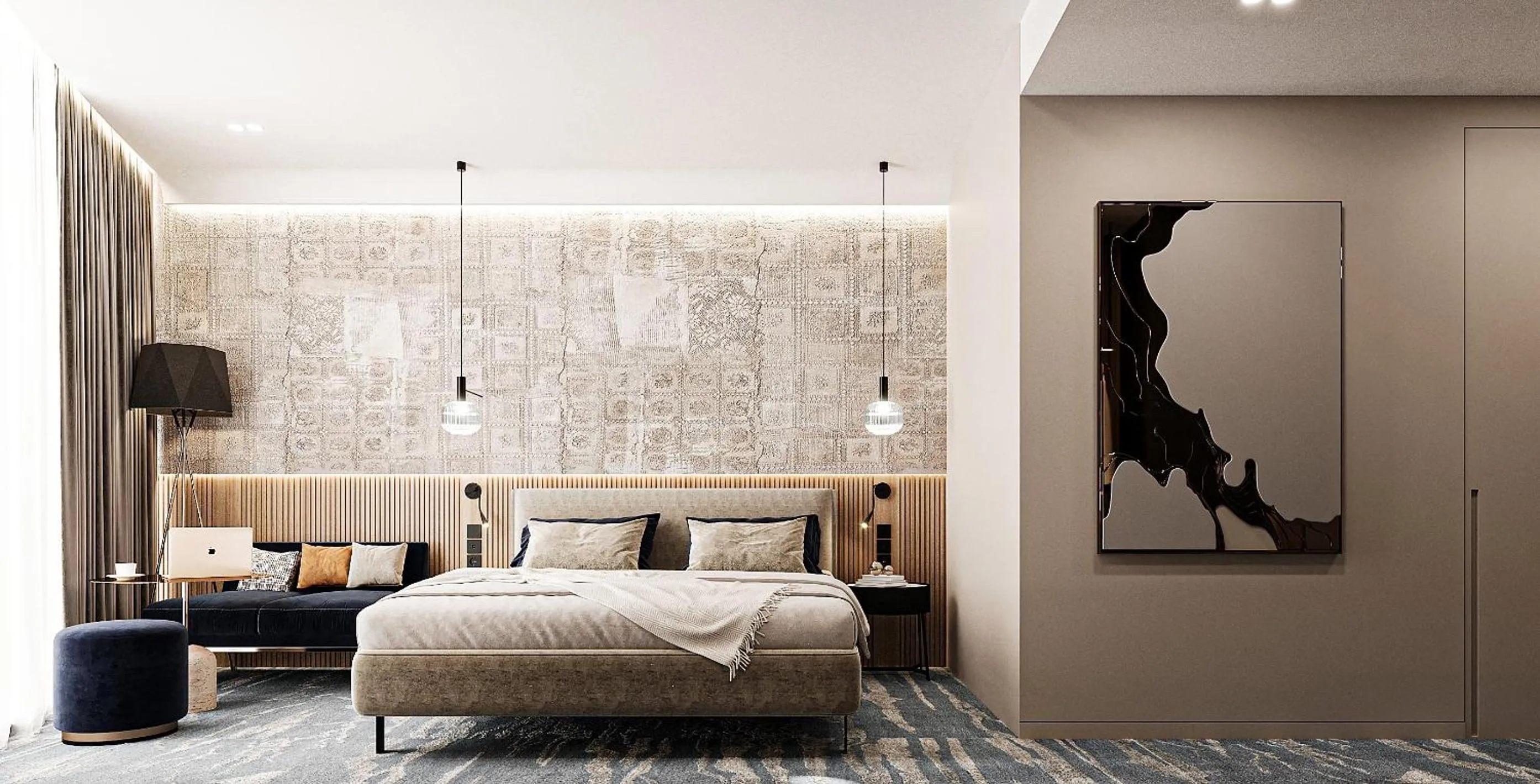 Premium King Room with Sea View and Single Sofa Bed in Crowne Plaza Durres by IHG