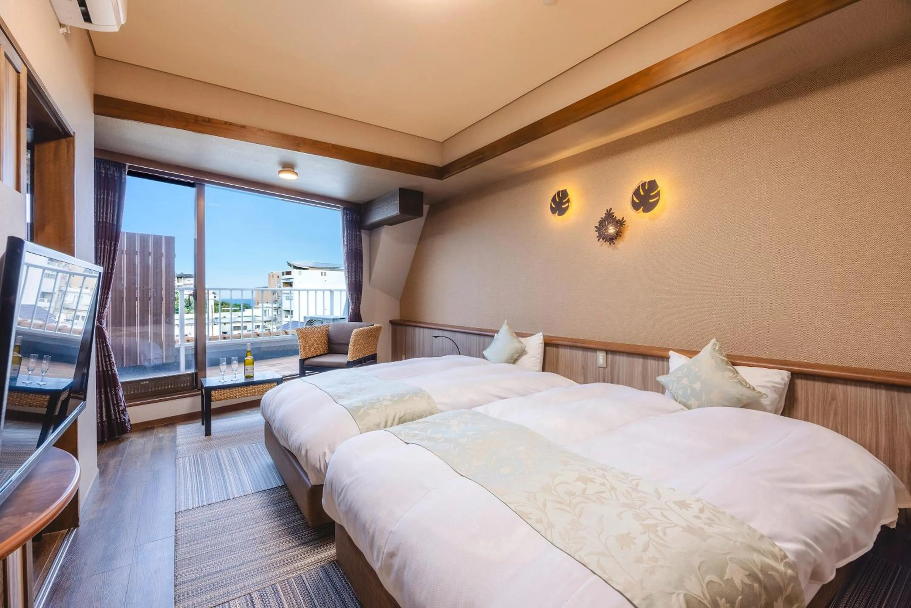 Twin Room with Private Bathroom in Shinyu no Yado SAZANA