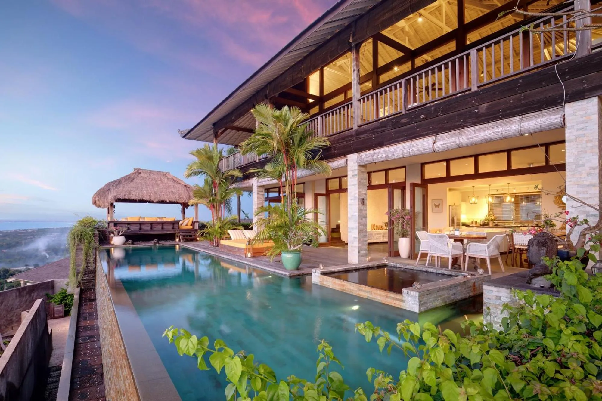 Raja Five-Bedroom Pool Villa with Ocean View in Hidden Hills Villas - Small Luxury Hotels of The World