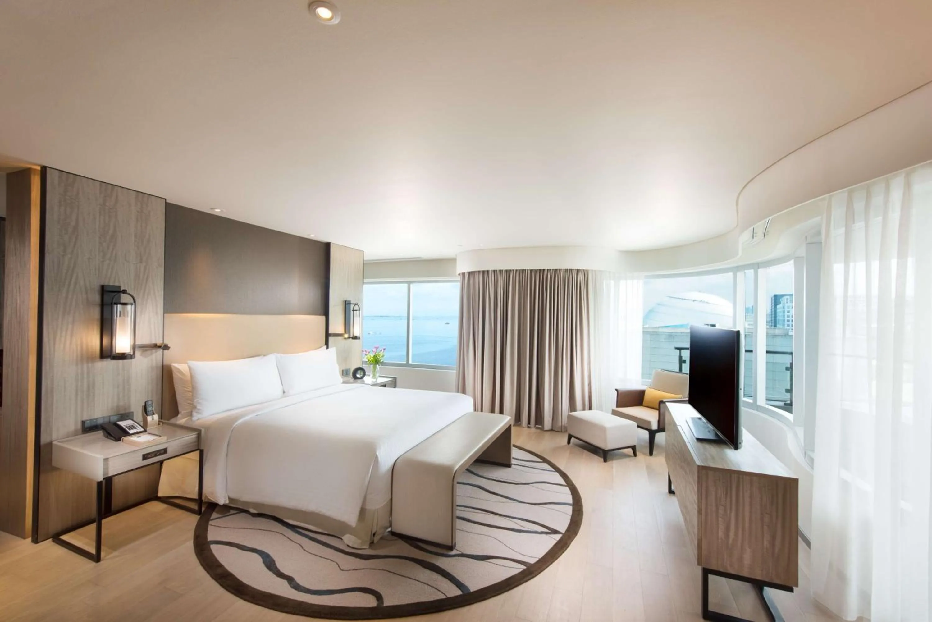 Two-Bedroom Ambassador Suite with Balcony in Conrad Manila