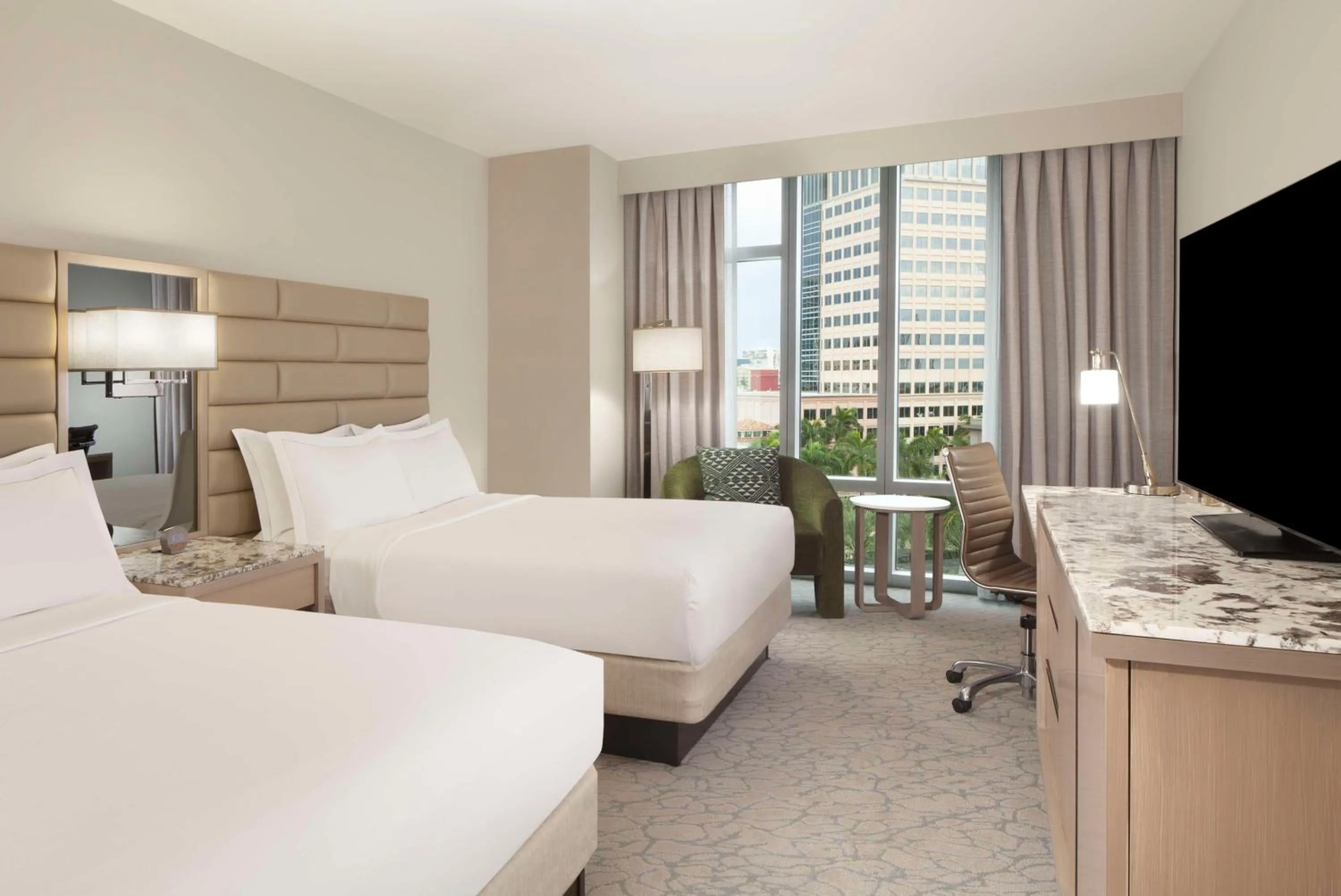 Deluxe Queen Room with Two Queen Beds in Hilton West Palm Beach