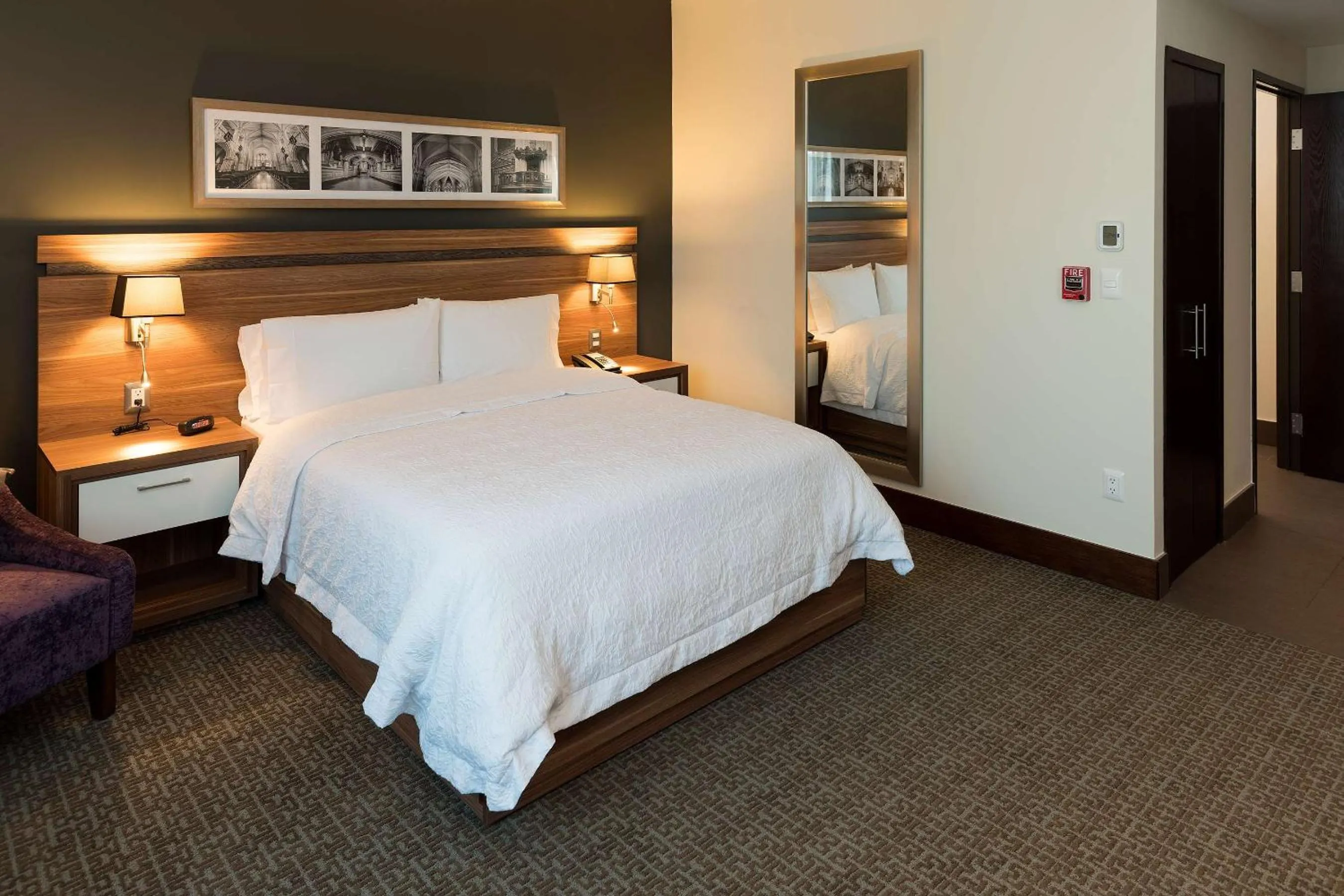 Queen Room with Roll-In Shower - Disability Access/Non-Smoking in Hampton Inn by Hilton Leon