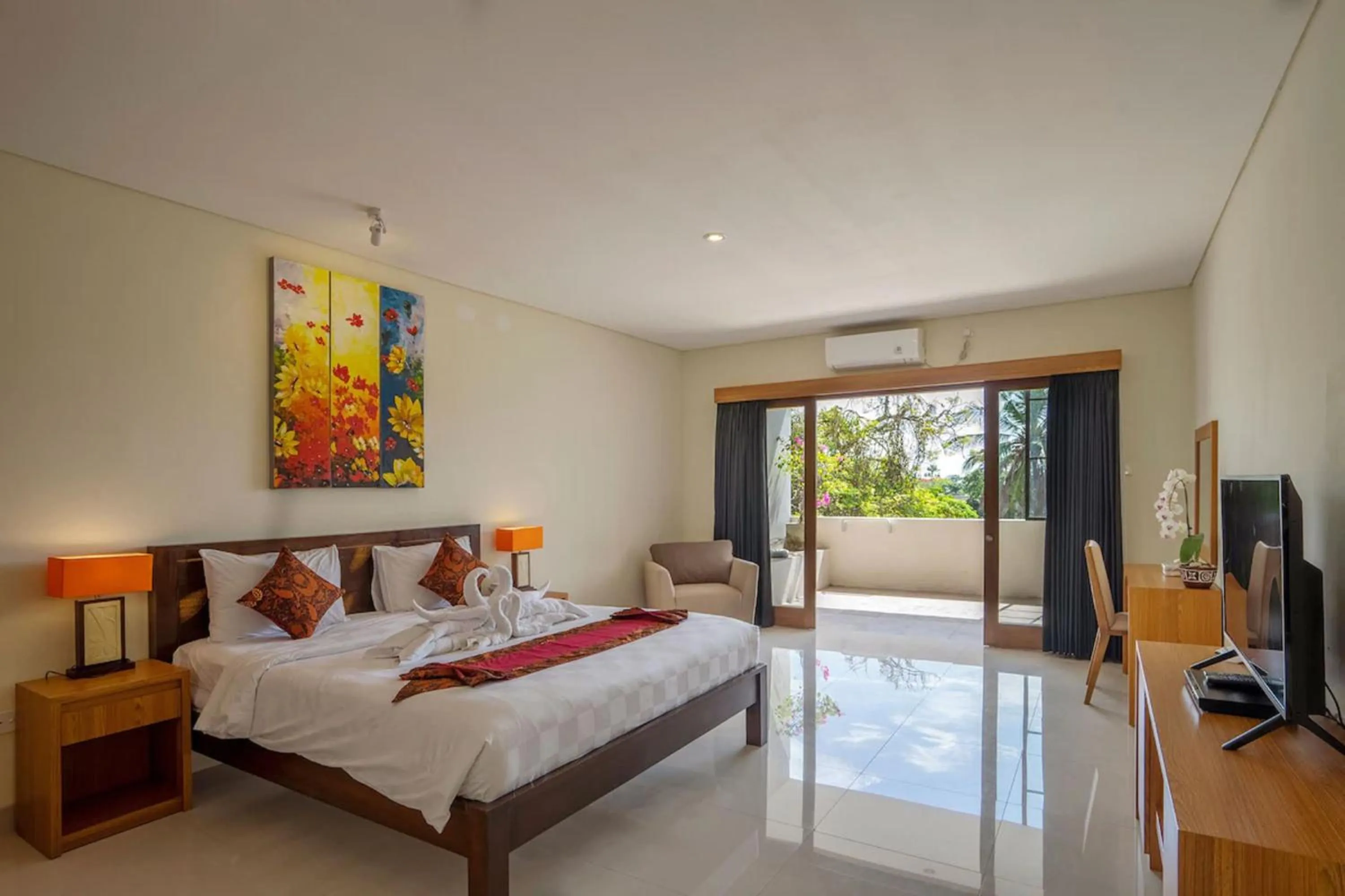 Roof Top - Deluxe Double Room in Abian Harmony Hotel