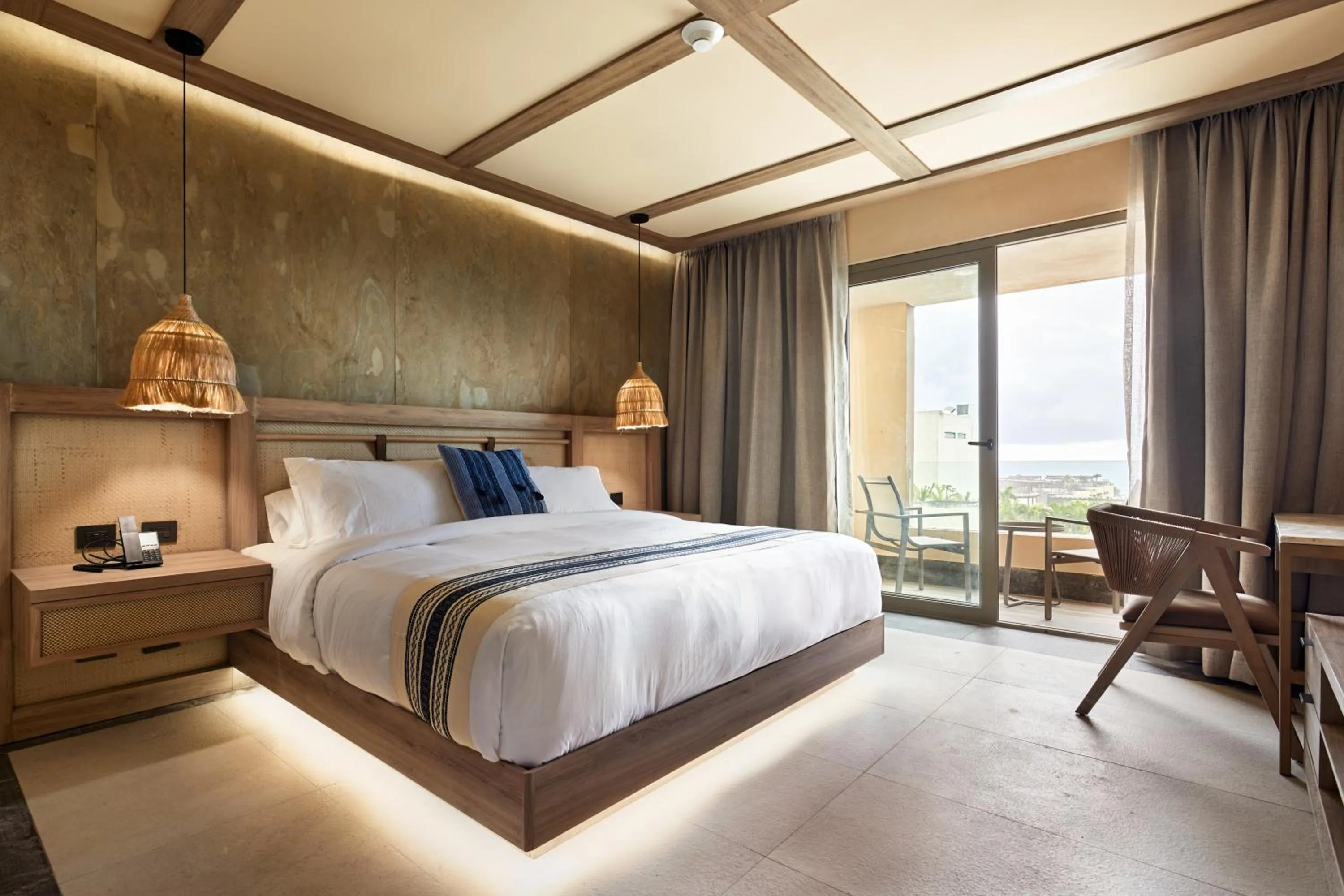 Standard King Room with Balcony and Ocean View in Hotel Indigo Playa del Carmen by IHG