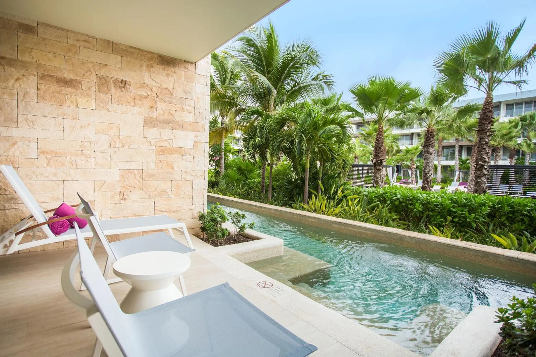 Xcelerate Junior Suite Swimout Tropical View Triple in Breathless Riviera Cancun Resort & Spa - Adults Only - All inclusive