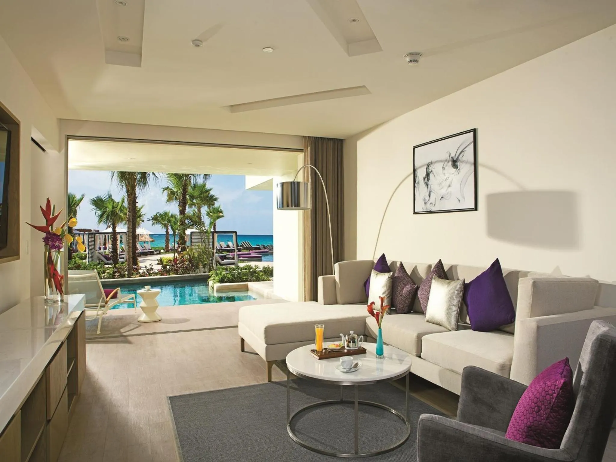 Xhale Club Master Suite Swimout Ocean Front King in Breathless Riviera Cancun Resort & Spa - Adults Only - All inclusive