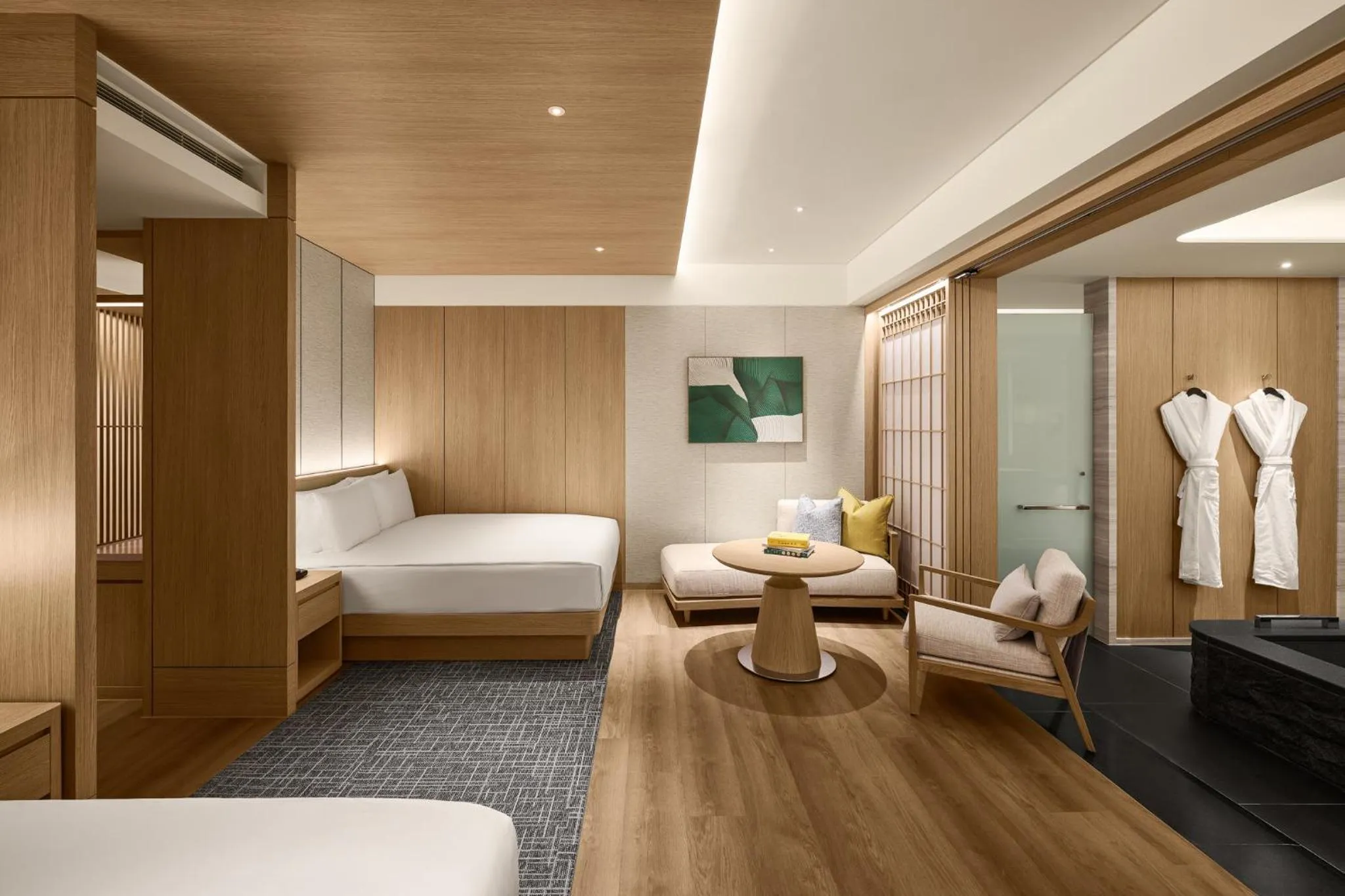 Classic Queen Room with Two Queen Beds - High Floor in InterContinental Hotels New Taipei Hot Spring by IHG