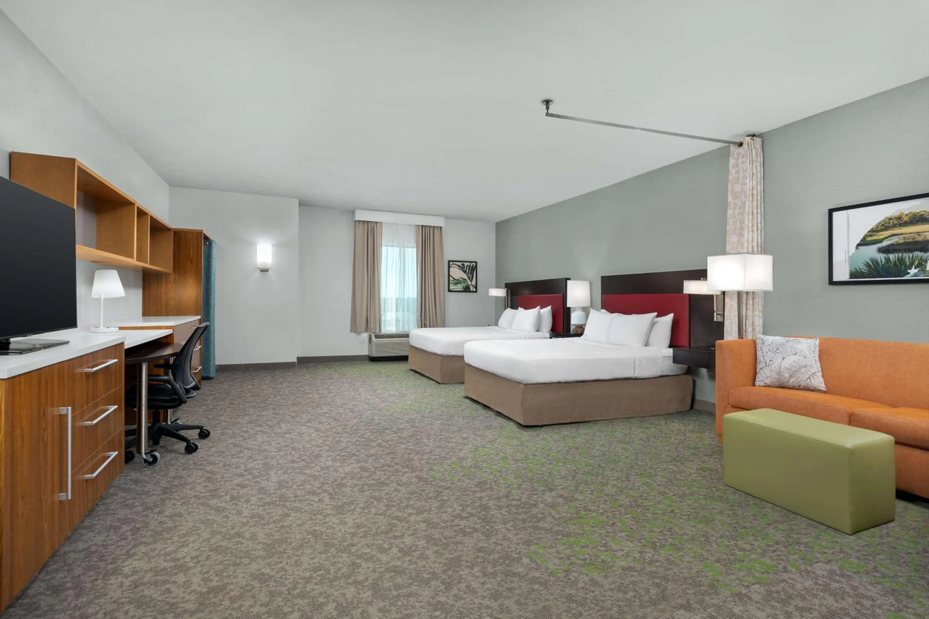 Queen Studio with Two Queen Beds - Mobility and Hearing Access/Non-Smoking in Home2 Suites by Hilton Tallahassee State Capitol