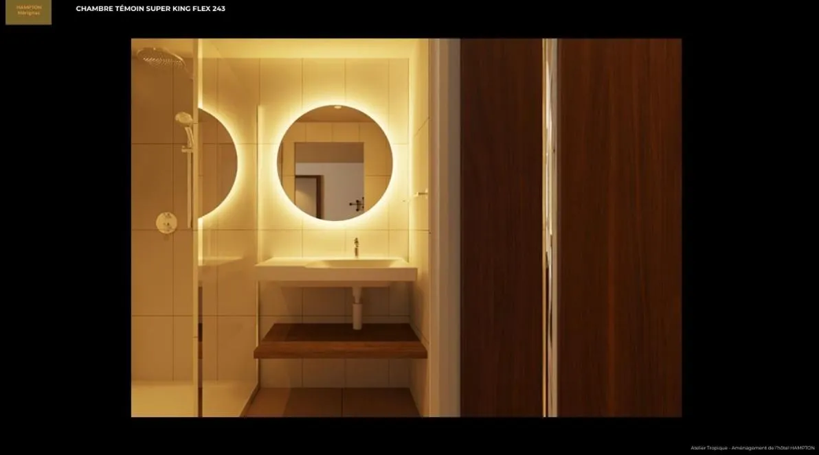 King Room with Sofa Bed and Airport View in Hampton by Hilton Bordeaux Merignac Airport