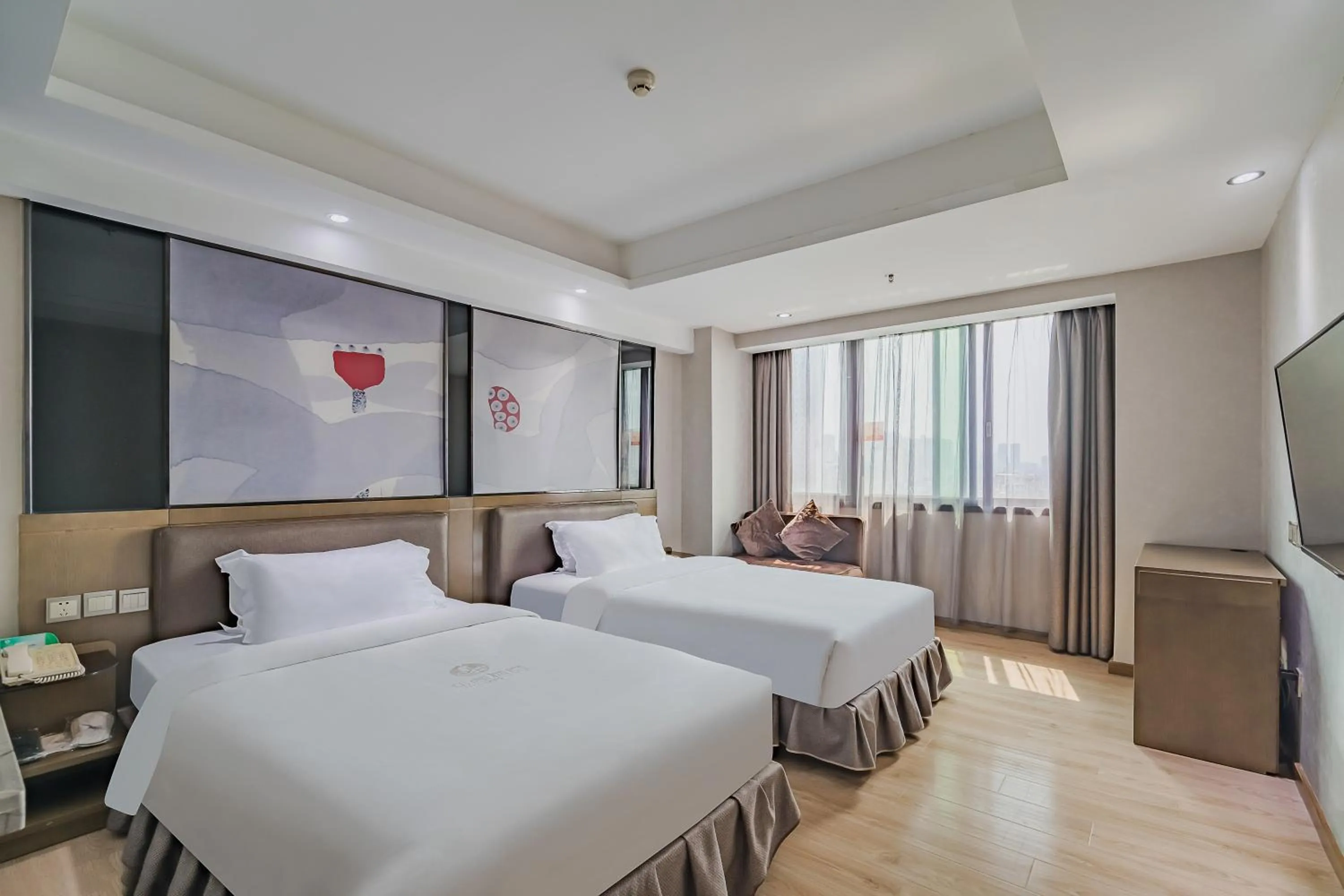 Business Twin Room in Insail Hotels (Pazhou Exhibition Center KeCun Metro Station Dunhe Road Branch Guangzhou)