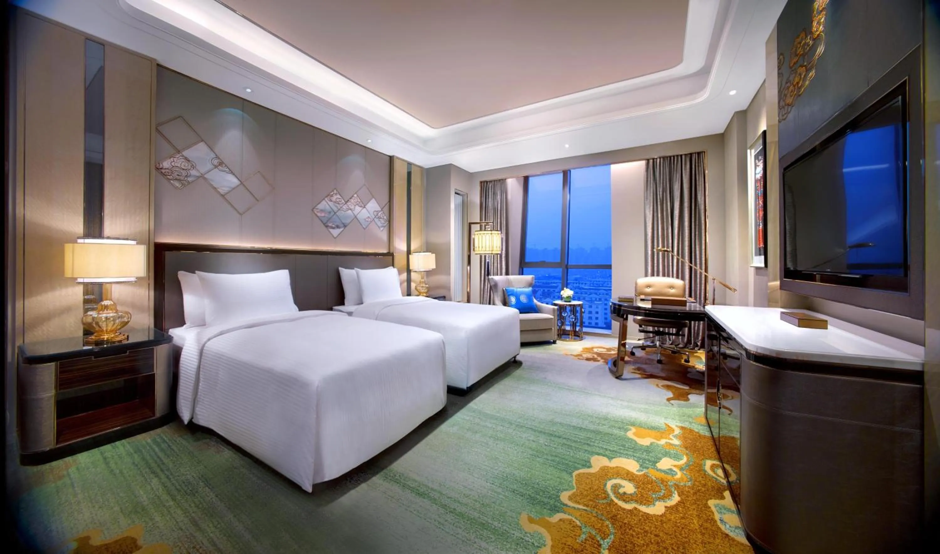Grand Deluxe Twin Room in Wanda Vista Hohhot
