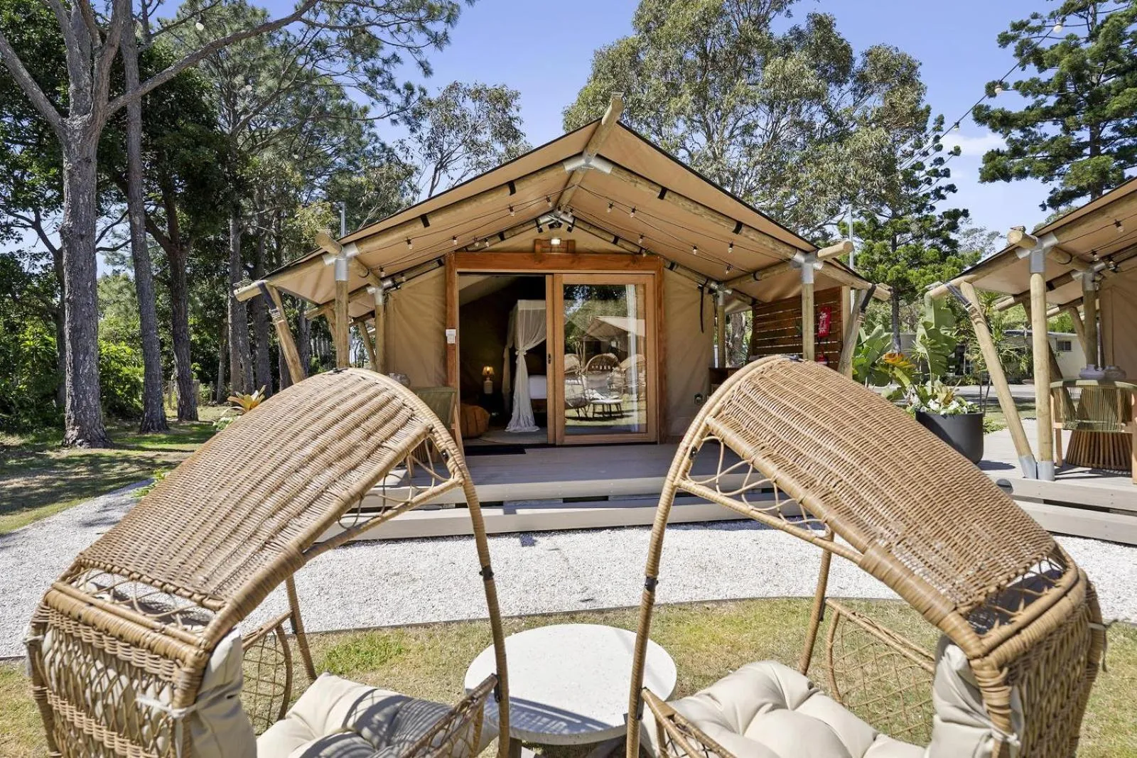 Hideaway Tent in Ingenia Holidays Byron Bay