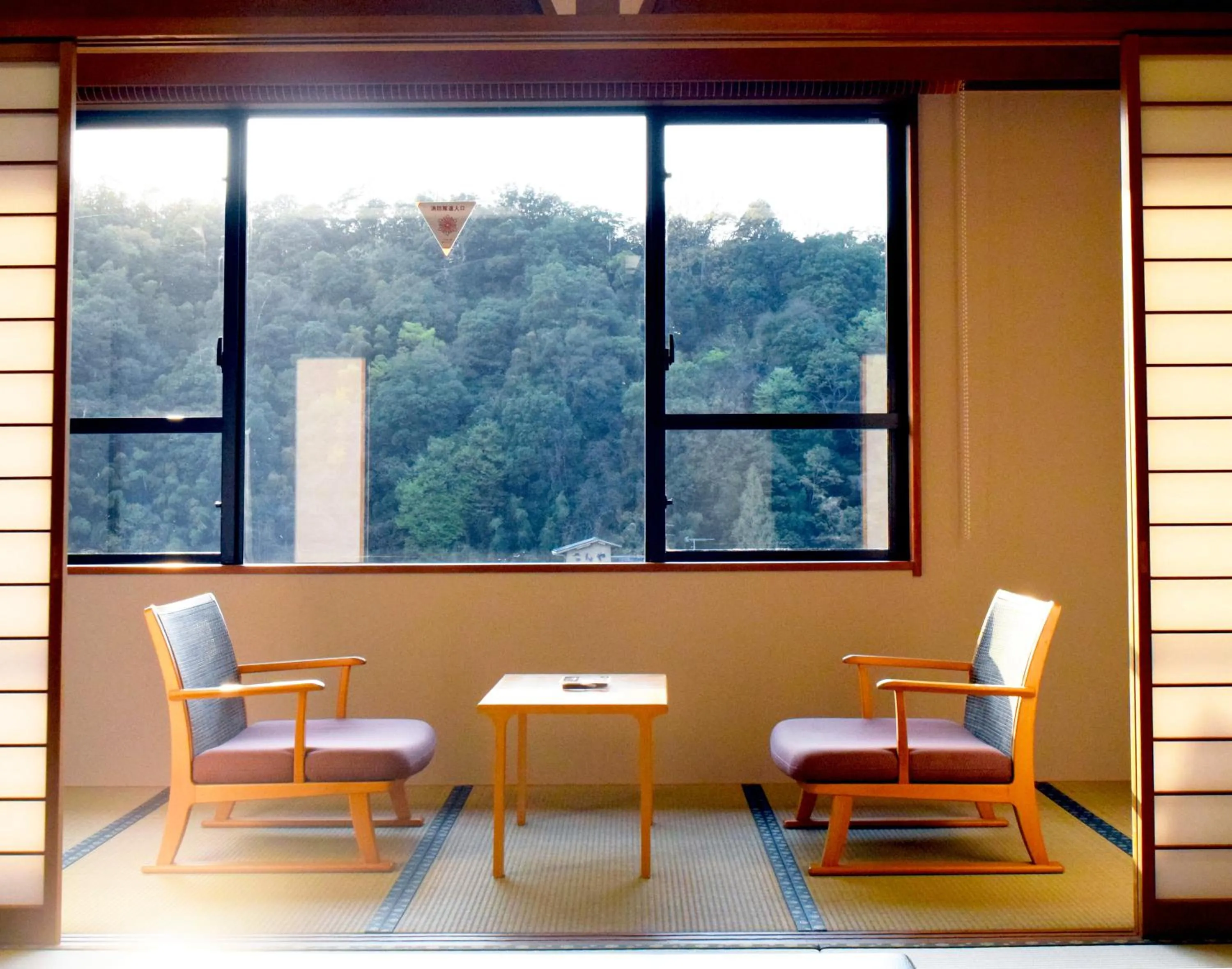 Japanese-Western style room 20 Tatami (Mountain View) - single occupancy in Hotel Gyokusen