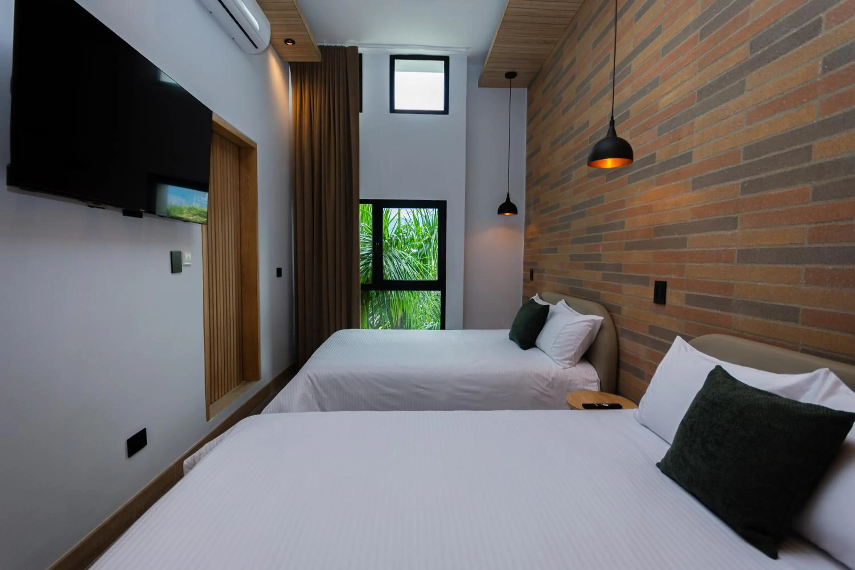 Double or Twin Room with City View in Hotel Boutique Obelisco