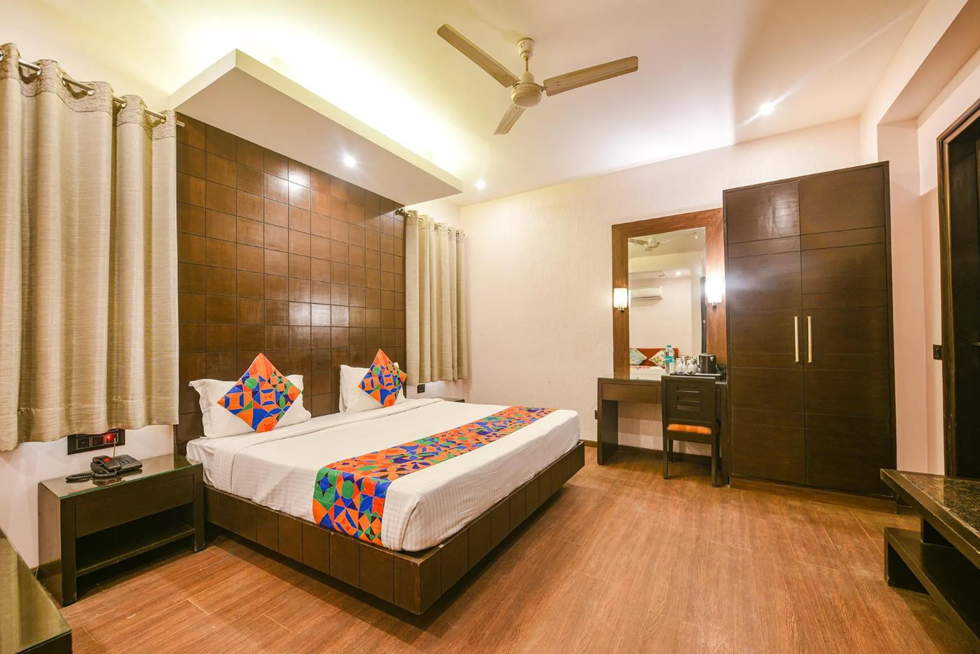 (Sanitized) Superior Double Room - single occupancy in FabHotel Aashraye