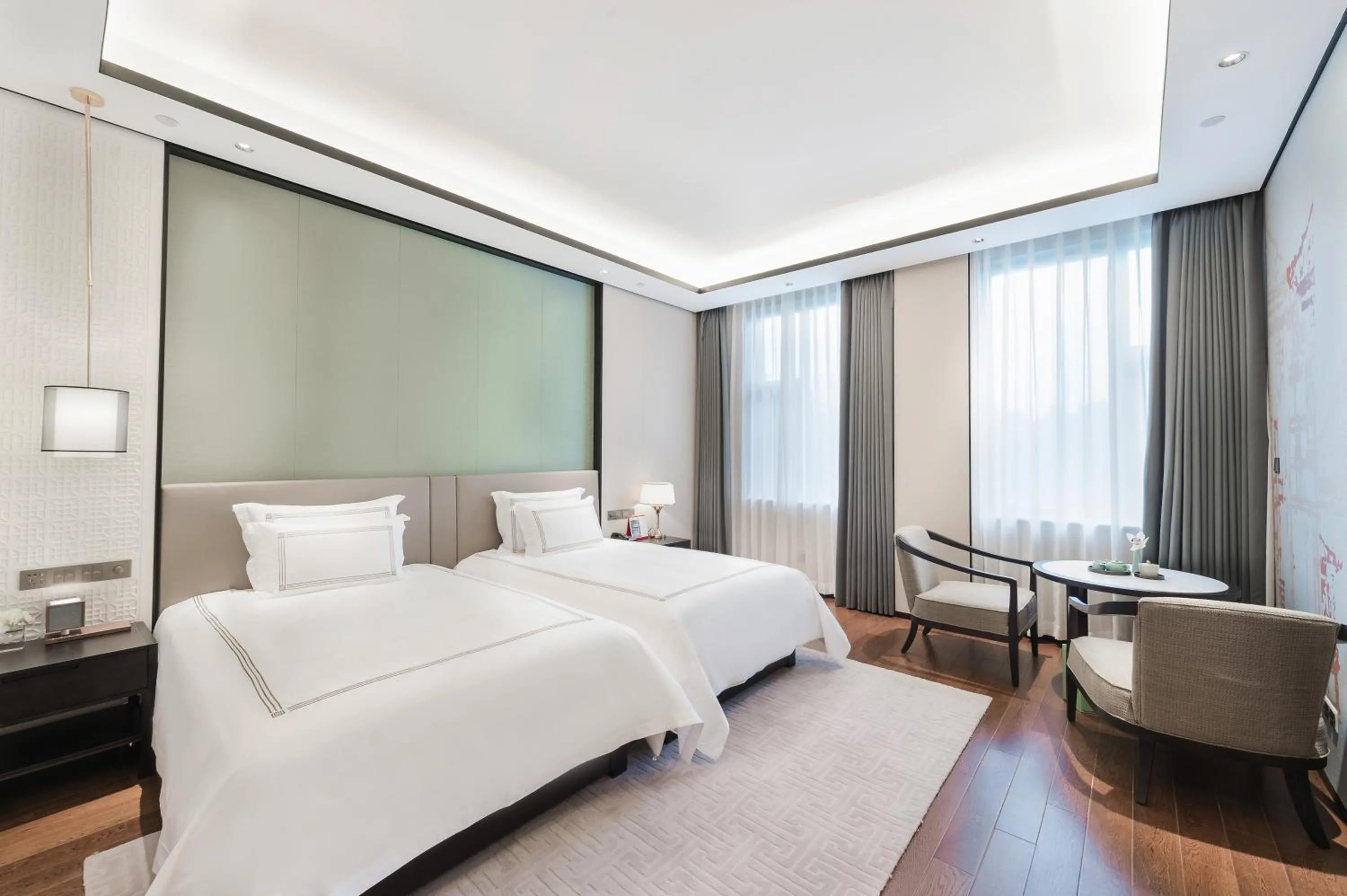 Building 2 Lakeside Twin Room in West Lake State Guest House