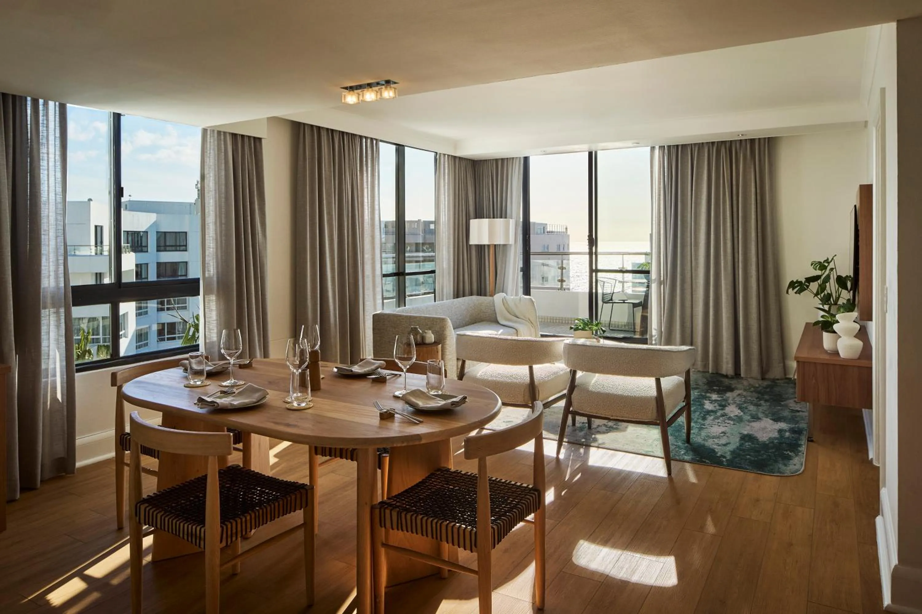 Presidential Two Bedroom Apartment with Sea View in President Hotel