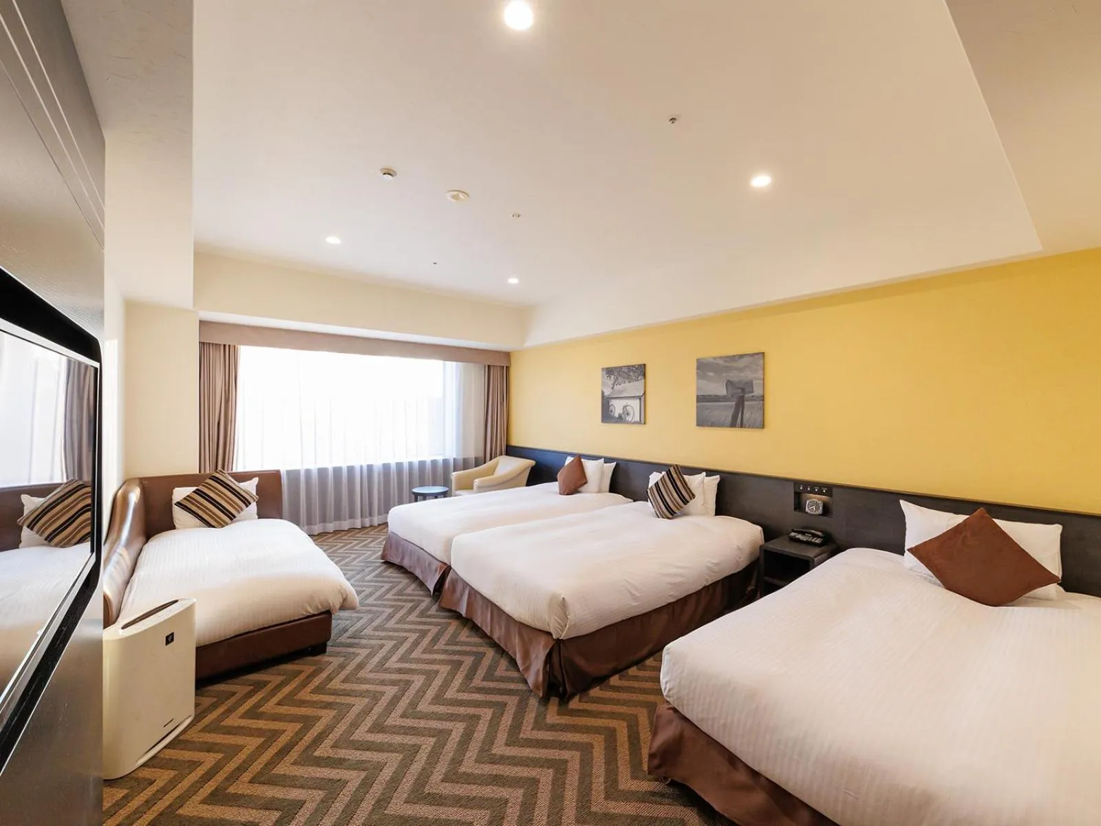 Standard Floor Park View Quadruple Room in The Park Front Hotel at Universal Studios Japan