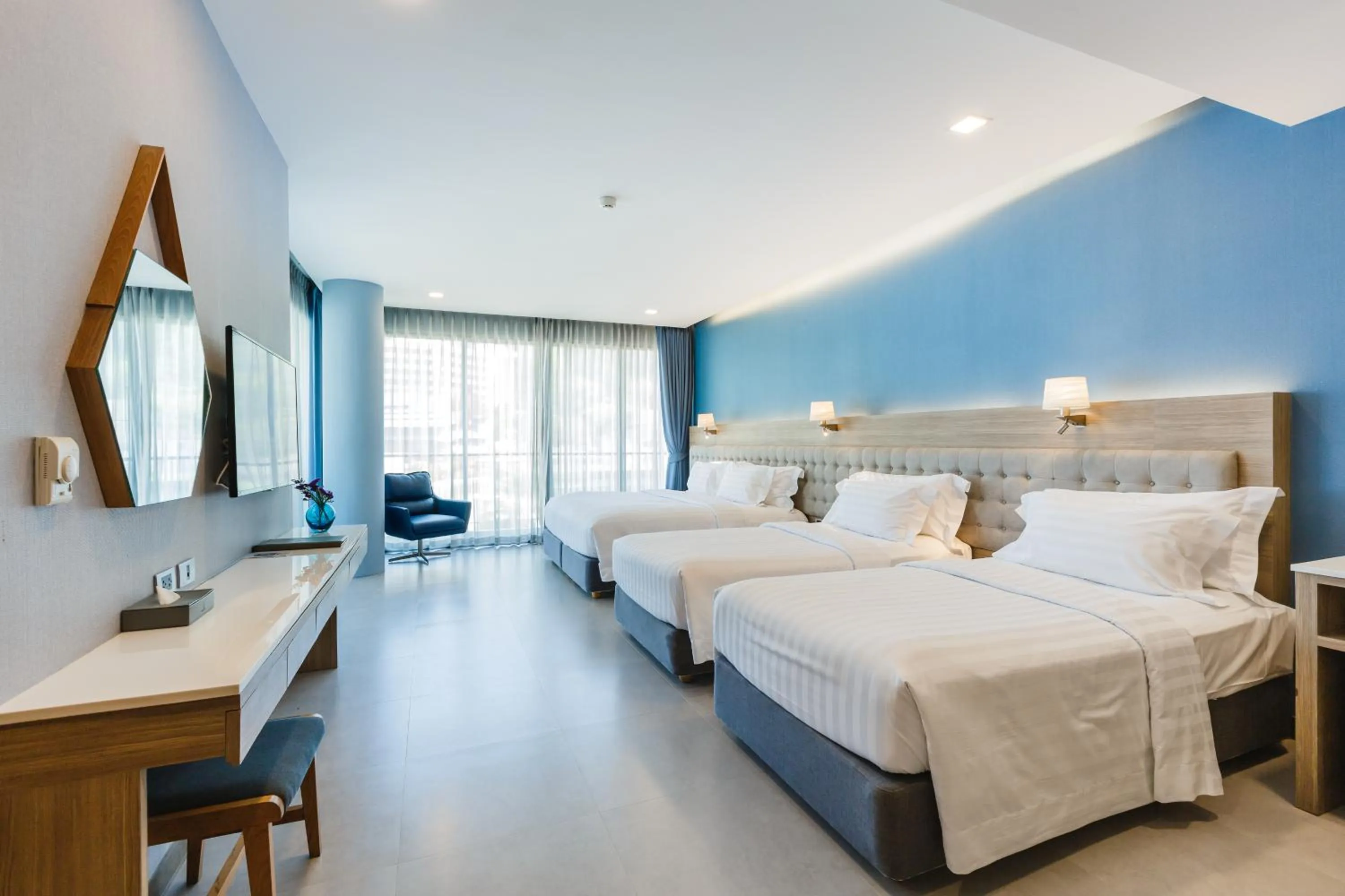 Deluxe Family Quad Room with Breakfast  in BlueSotel Krabi AoNang Beach