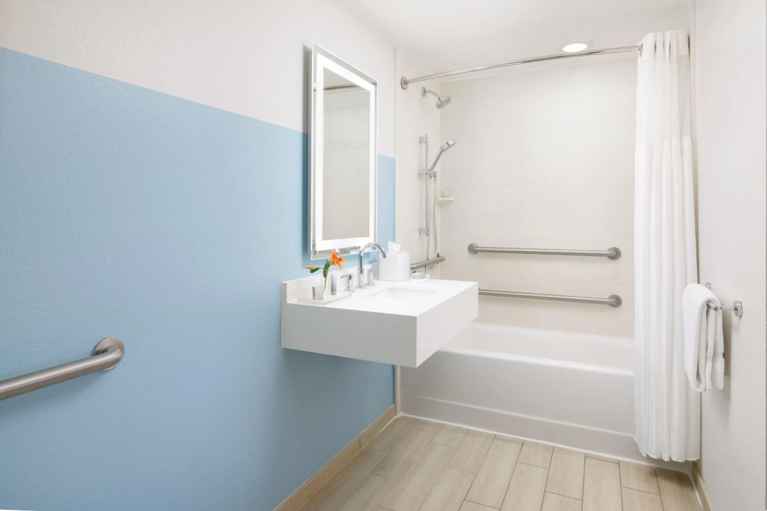 Pool View One King Bed Hearing Accessible in Blue Flamingo Resort Key West