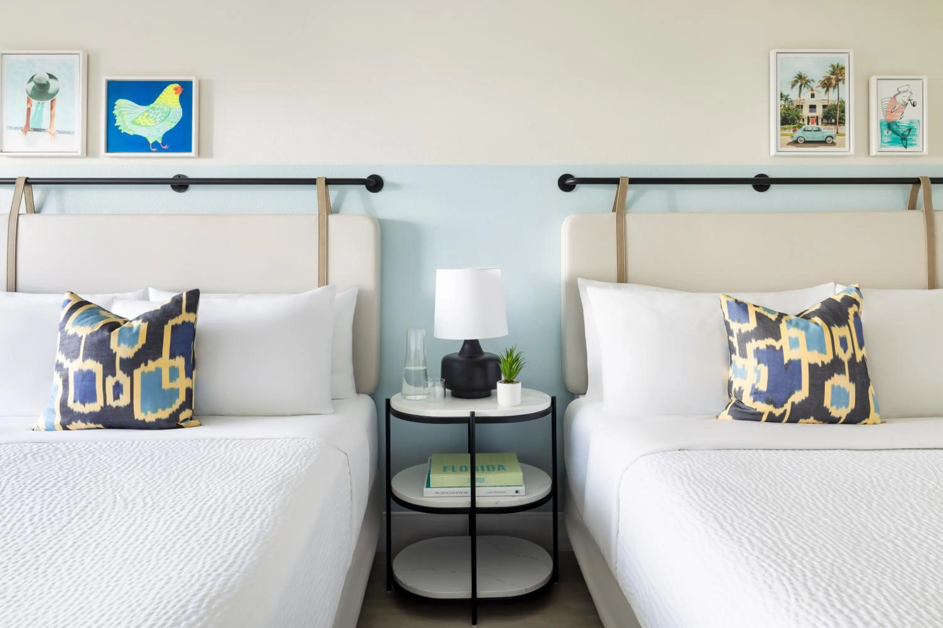 Two Queen Beds Hearing Accessible in Blue Flamingo Resort Key West