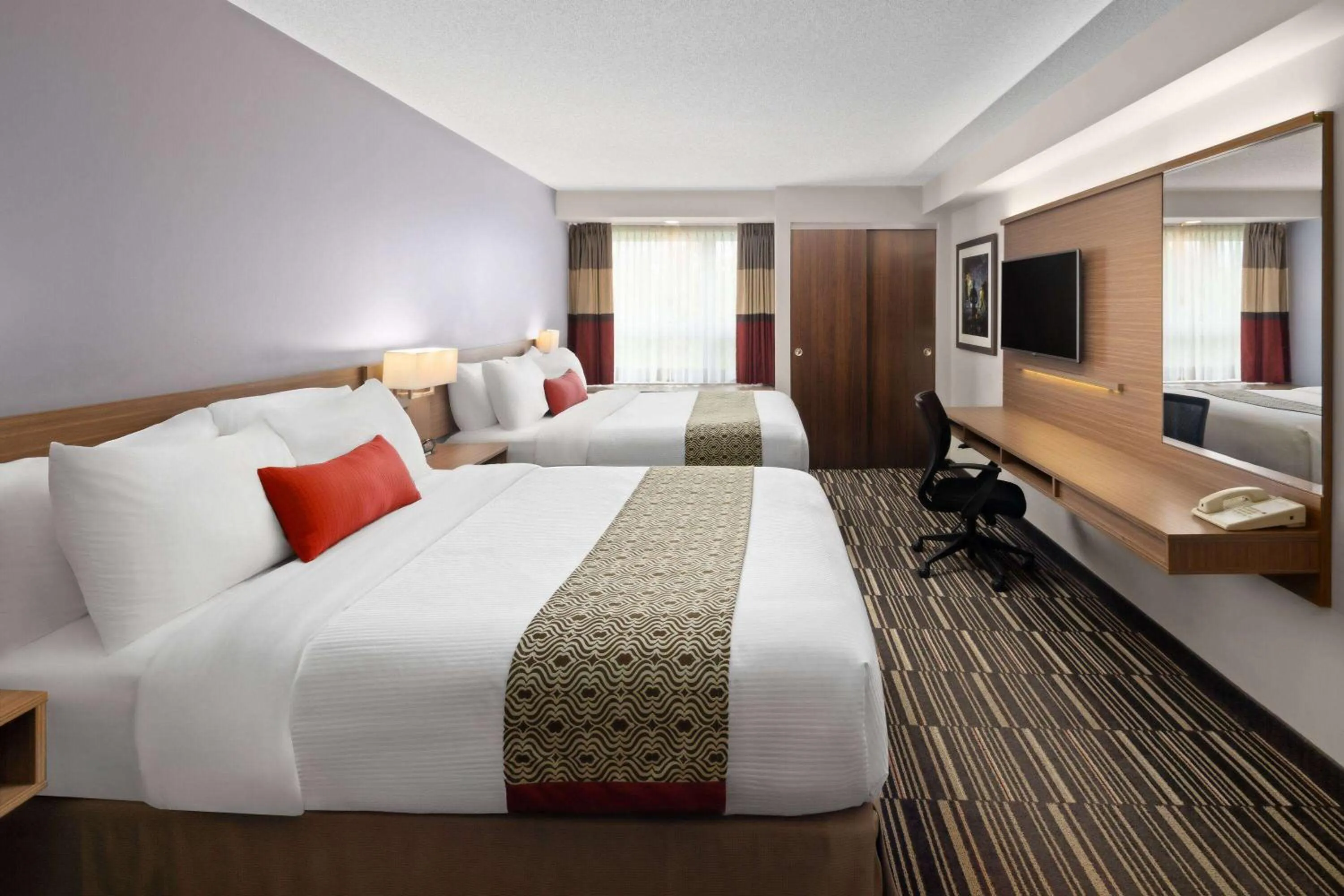 2 Queen Beds, Deluxe, Non-Smoking in Microtel Inn & Suites by Wyndham Kirkland Lake