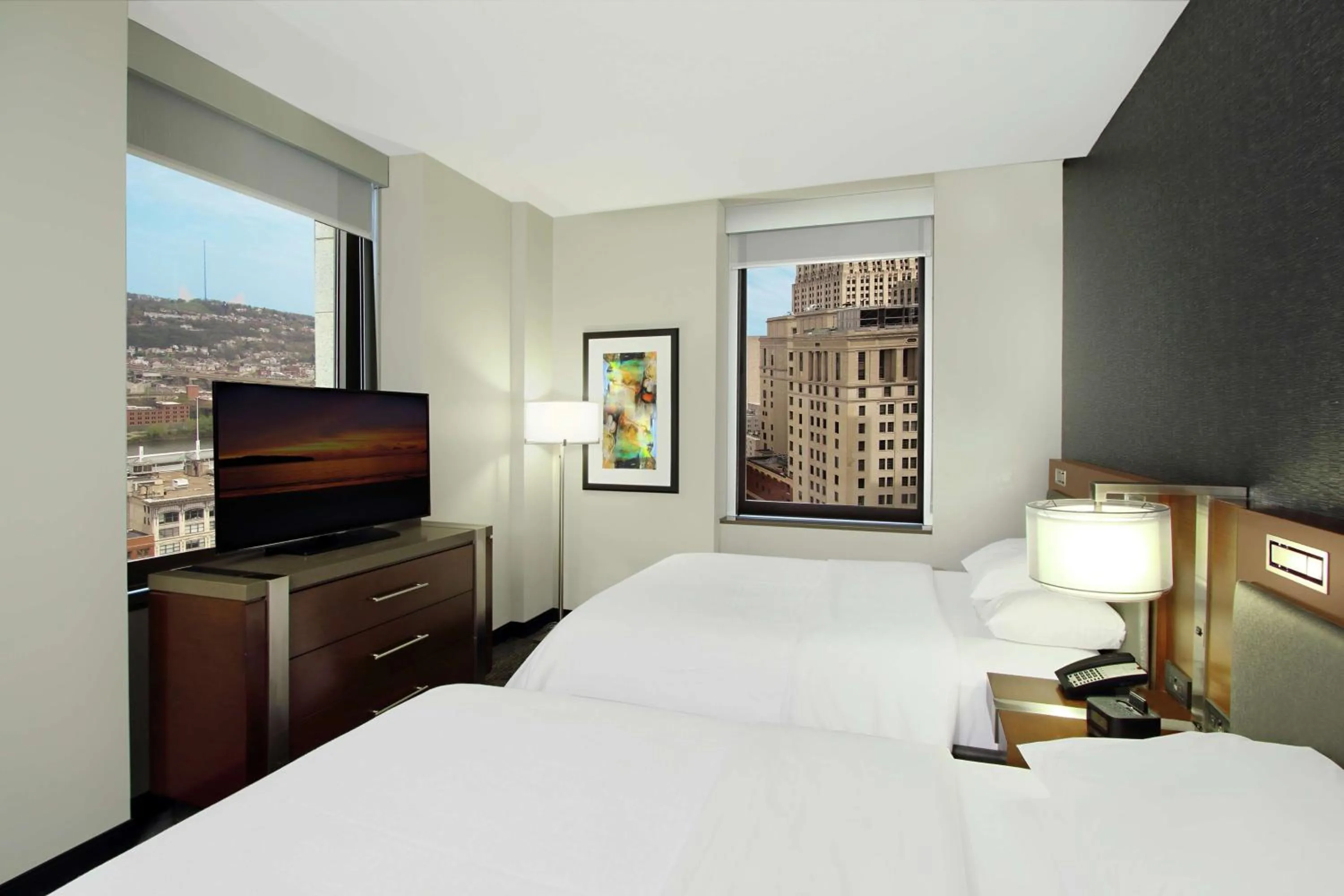 Queen Suite with Two Queen Beds in Embassy Suites Pittsburgh-Downtown