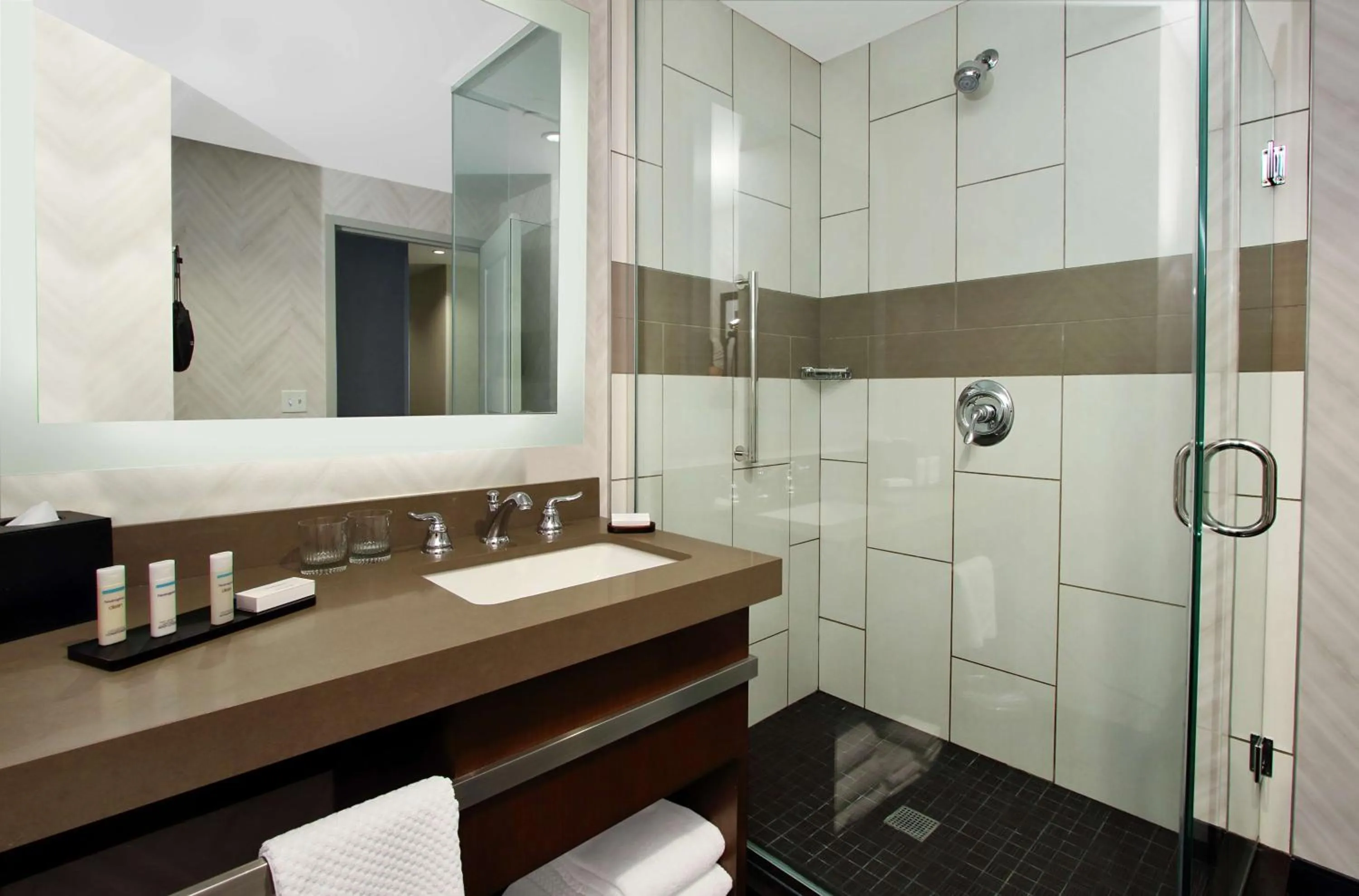 One-Bedroom Queen Suite with Two Queen Beds with River View in Embassy Suites Pittsburgh-Downtown